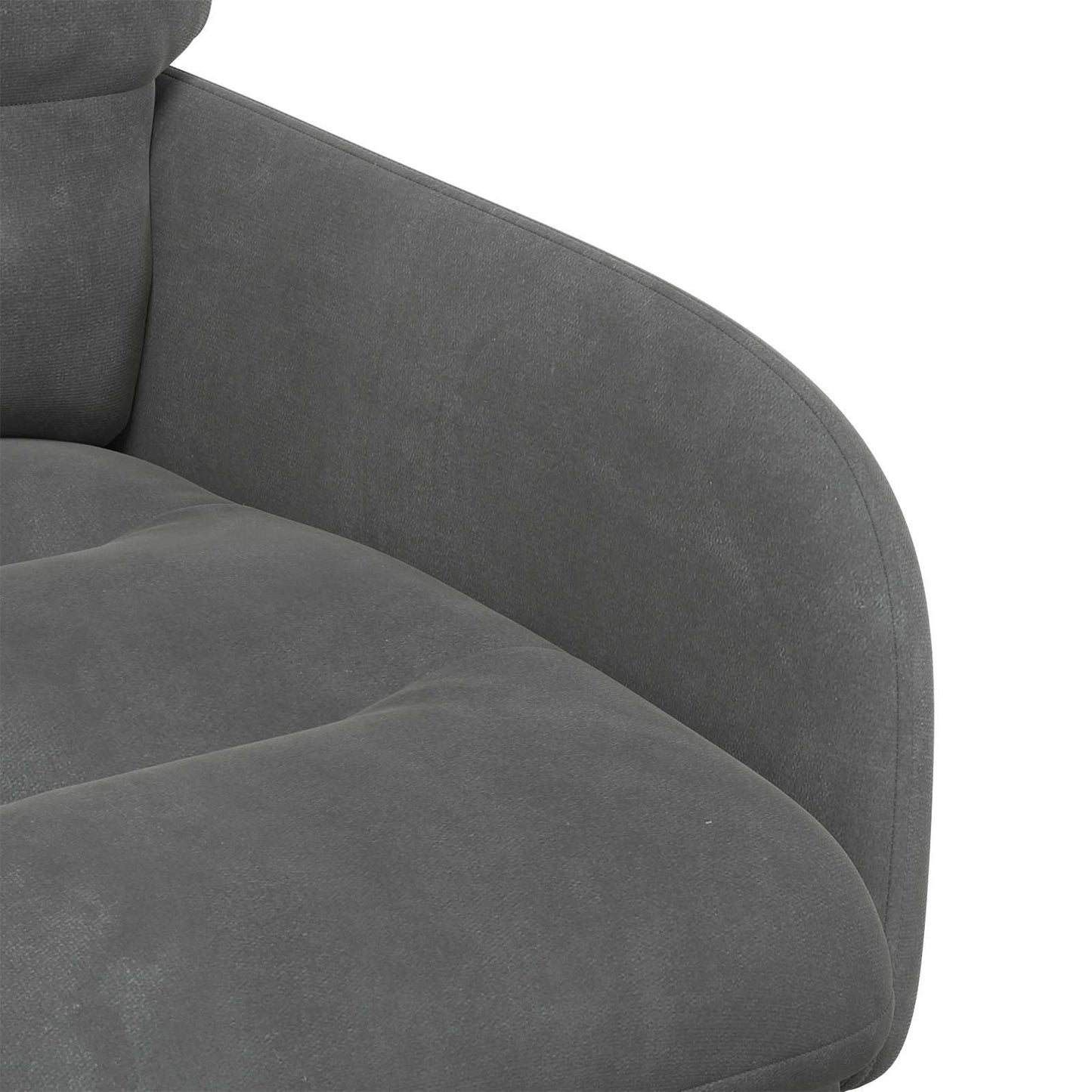 vidaXL Καρέκλες φαγητού 2 pcs Βελούδο Σκούρο Γκρι 59 x 59,5 x 90 εκ