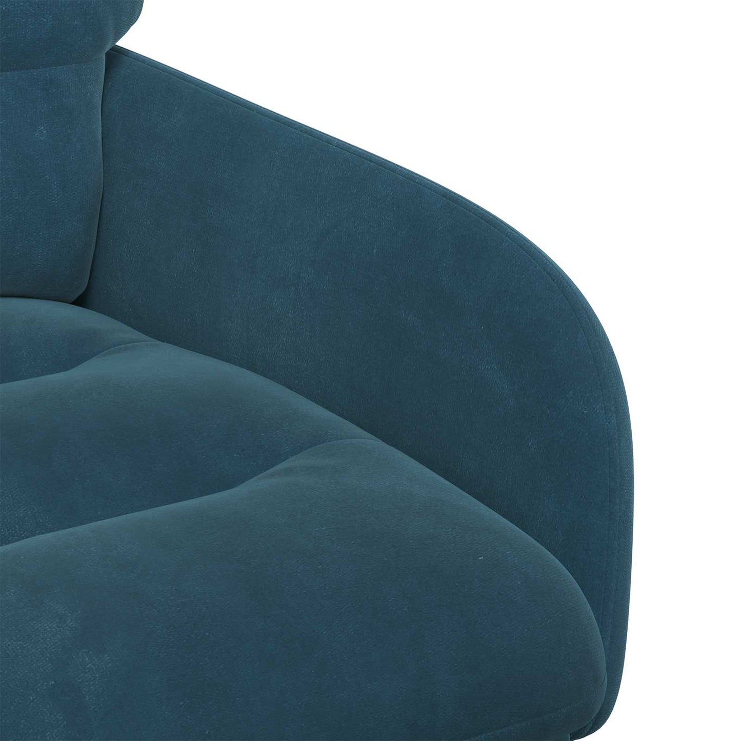 vidaXL Καρέκλες φαγητού 2 pcs Βελούδο Μπλε 59 x 59,5 x 90 εκ