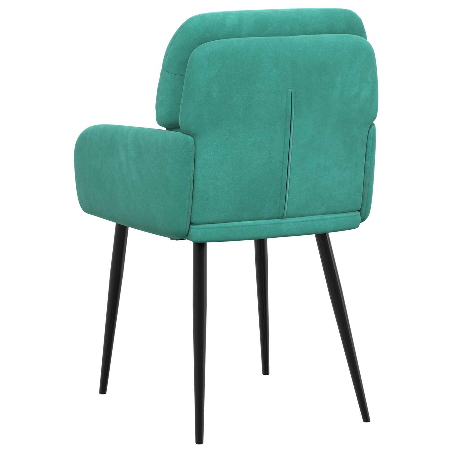vidaXL Καρέκλες φαγητού 2 pcs Βελούδο Τιρκουάζ 59 x 59,5 x 90 εκ