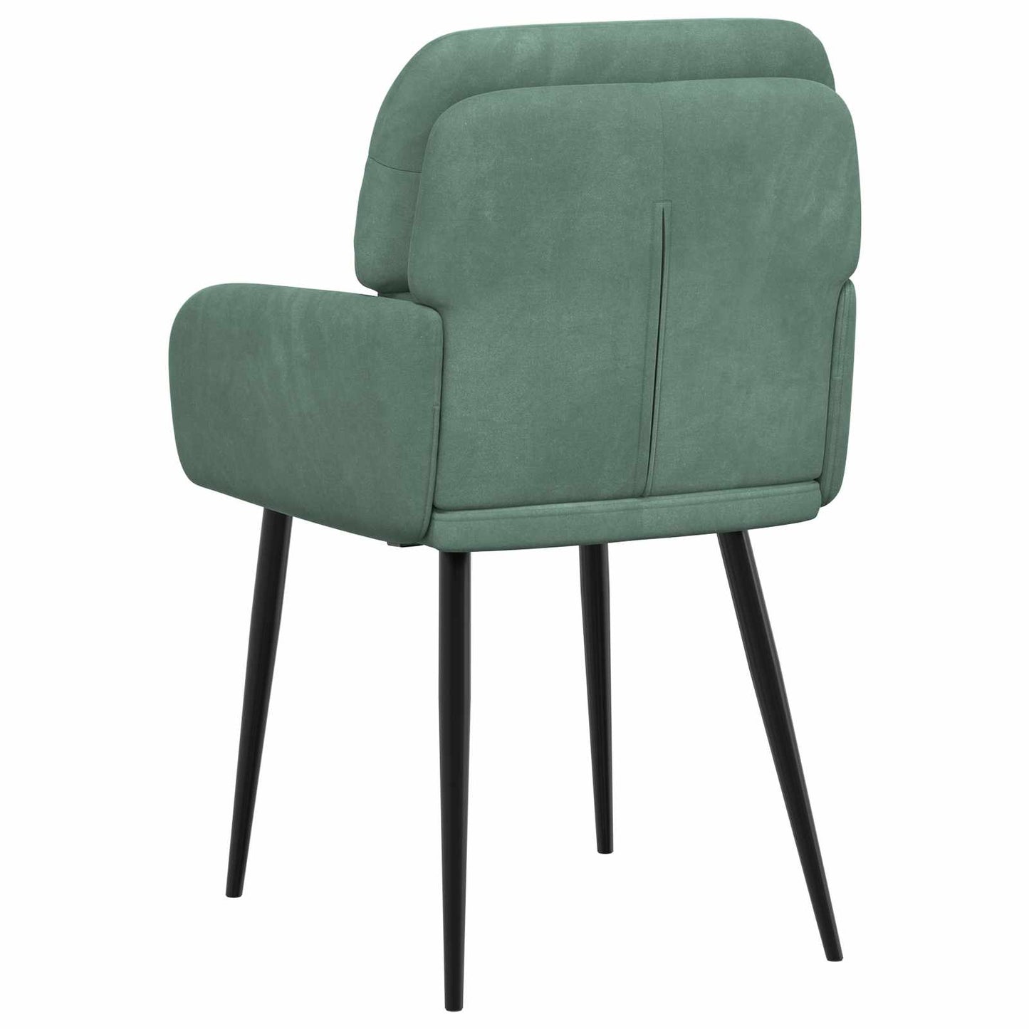 vidaXL Καρέκλες φαγητού 2 pcs Βελούδο Θαλασσί 59 x 59,5 x 90 εκ