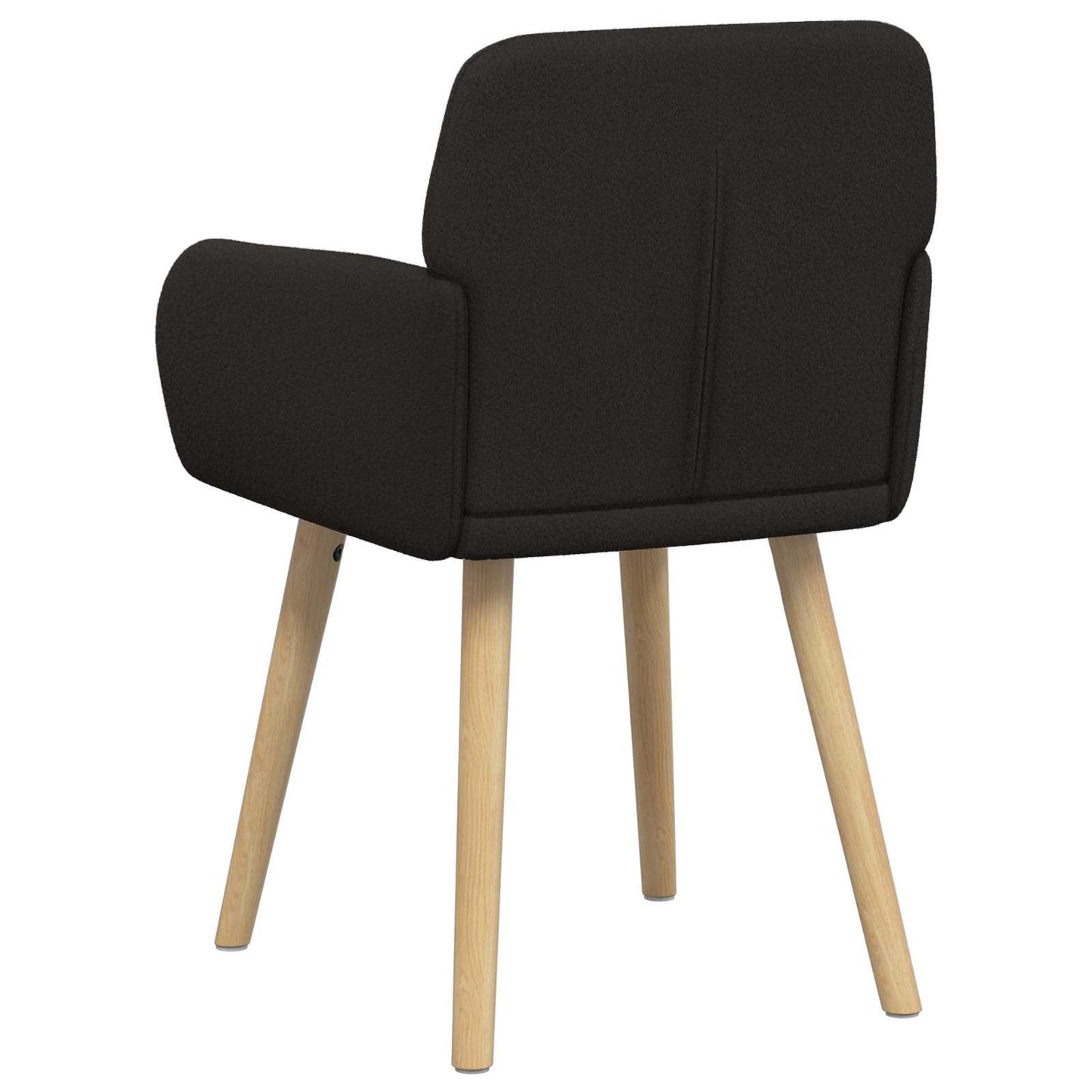 vidaXL Καρέκλες φαγητού 2 pcs Μπουκλέ Μαύρο 59 x 57 x 85 εκ.