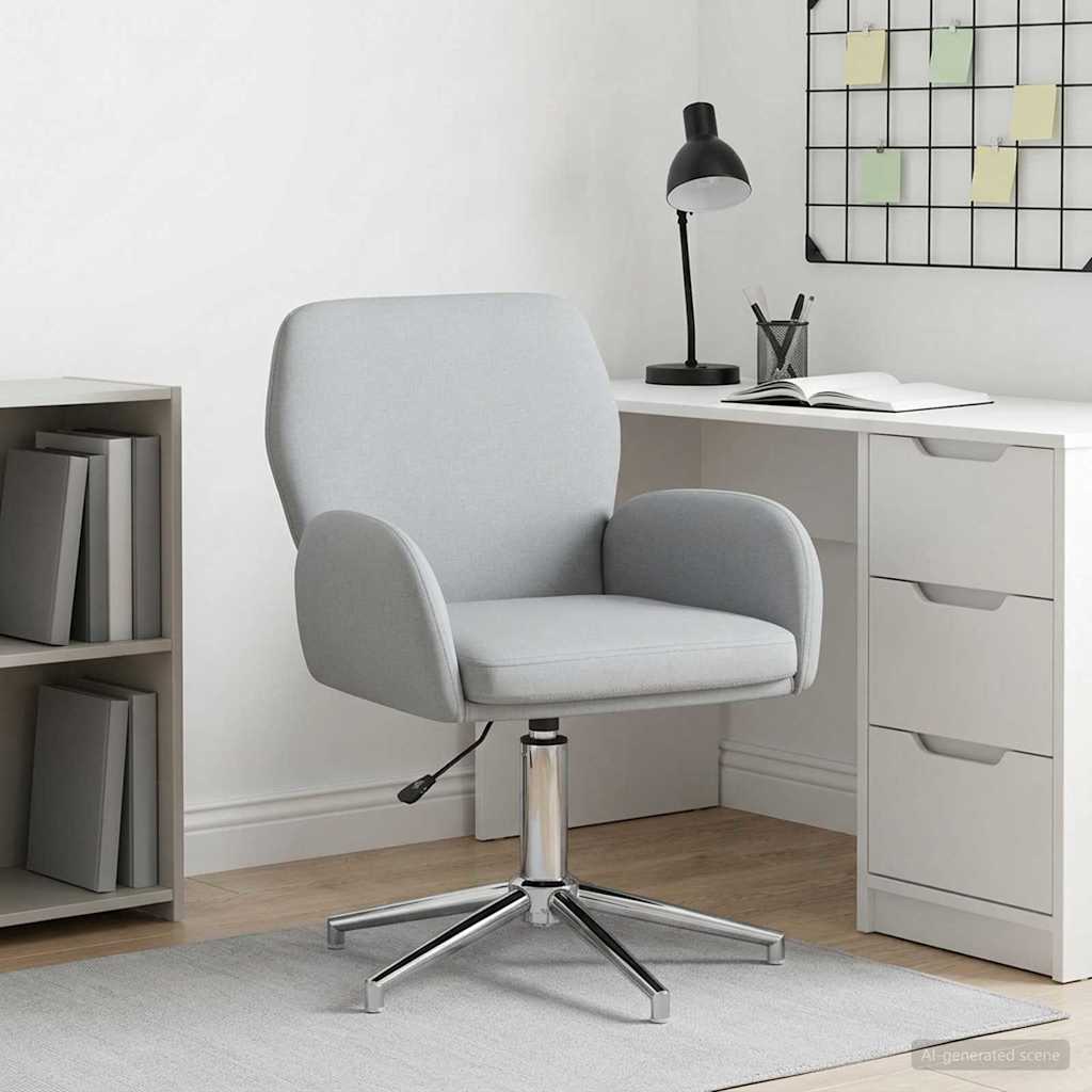 vidaXL Γυροσκοπική Καρέκλα Γραφείου 54 x 58 x 90 εκ. Ανοιχτό γκρι