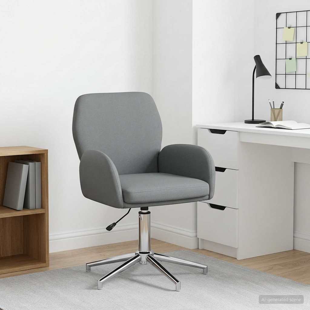 vidaXL Γυροσκοπική Καρέκλα Γραφείου 54 x 58 x 90 εκ. Σκούρο Γκρι