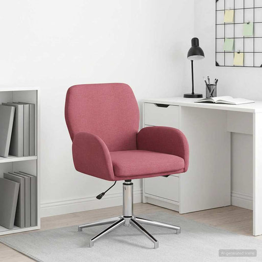 vidaXL Γυροσκοπική Καρέκλα Γραφείου 54 x 58 x 90 εκ. Κόκκινο Ύφασμα