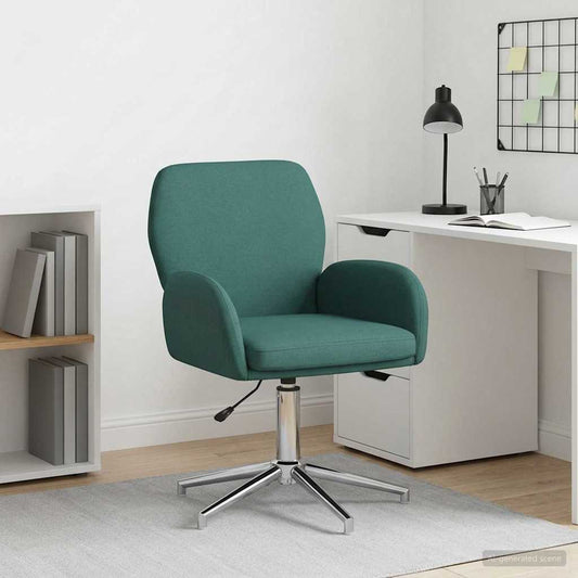 vidaXL Γυροσκοπική Καρέκλα Γραφείου 54 x 58 x 90 εκ. Σκούρο Πράσινο