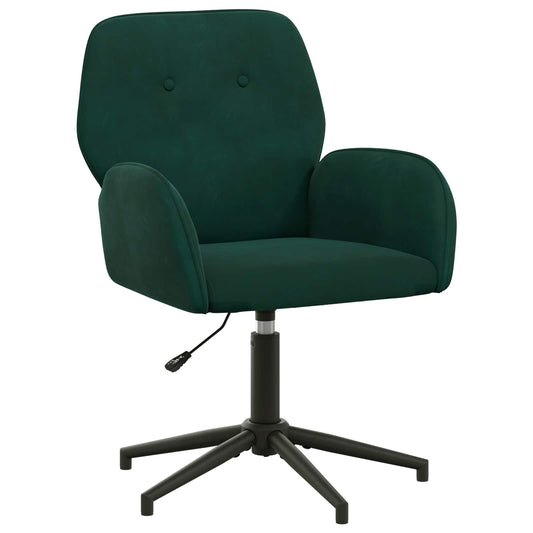 vidaXL Γυροσκοπική Καρέκλα Γραφείου 54 x 55 x 90 εκ Σκούρο Πράσινο