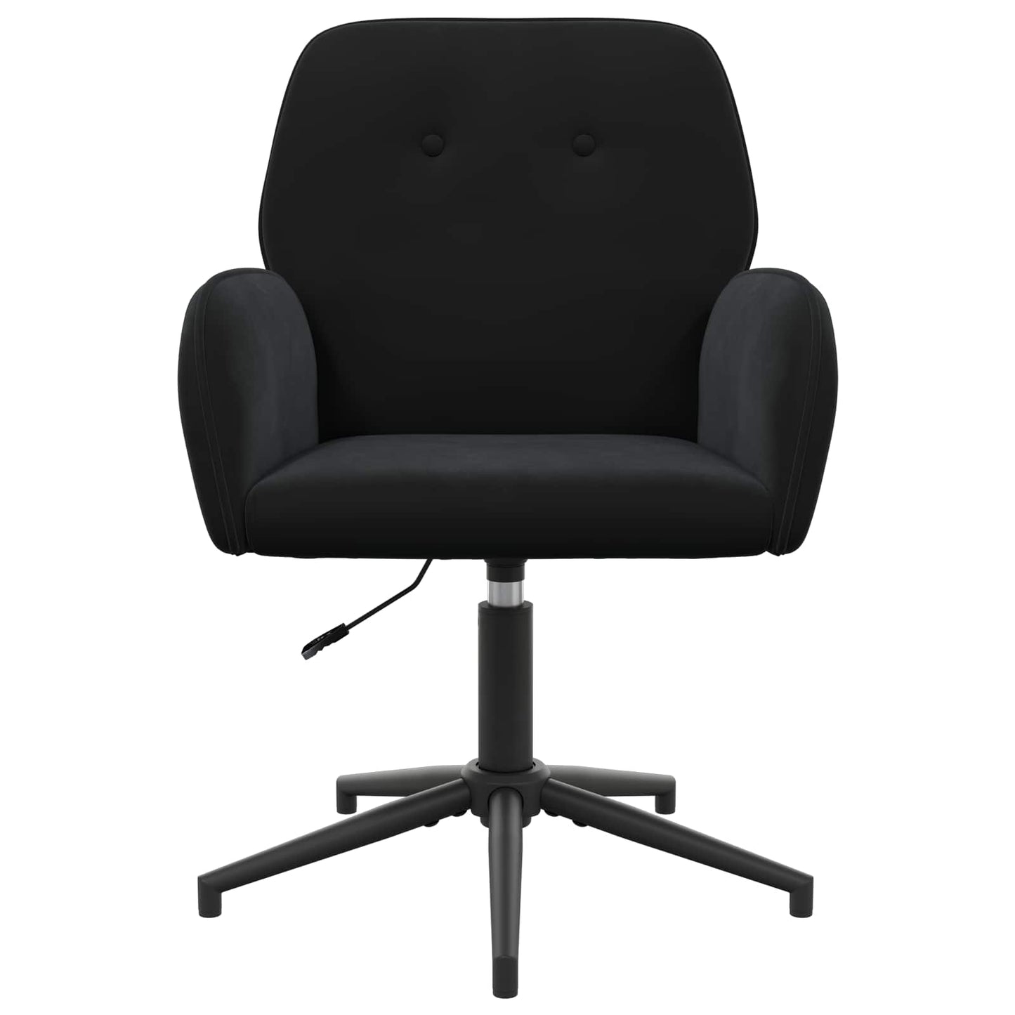 vidaXL Γυροσκοπική Καρέκλα Γραφείου 54 x 55 x 90 εκ Μαύρο Βελούδο