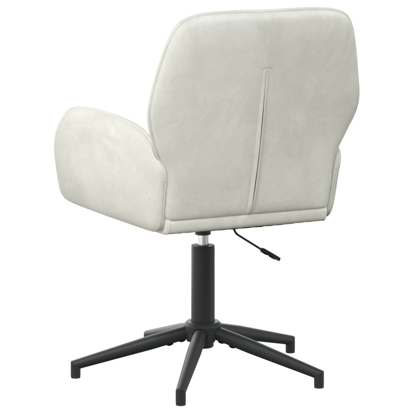 vidaXL Γυροσκοπική Καρέκλα Γραφείου Βελούδο 54 x 55 x 90 εκ Κρεμ