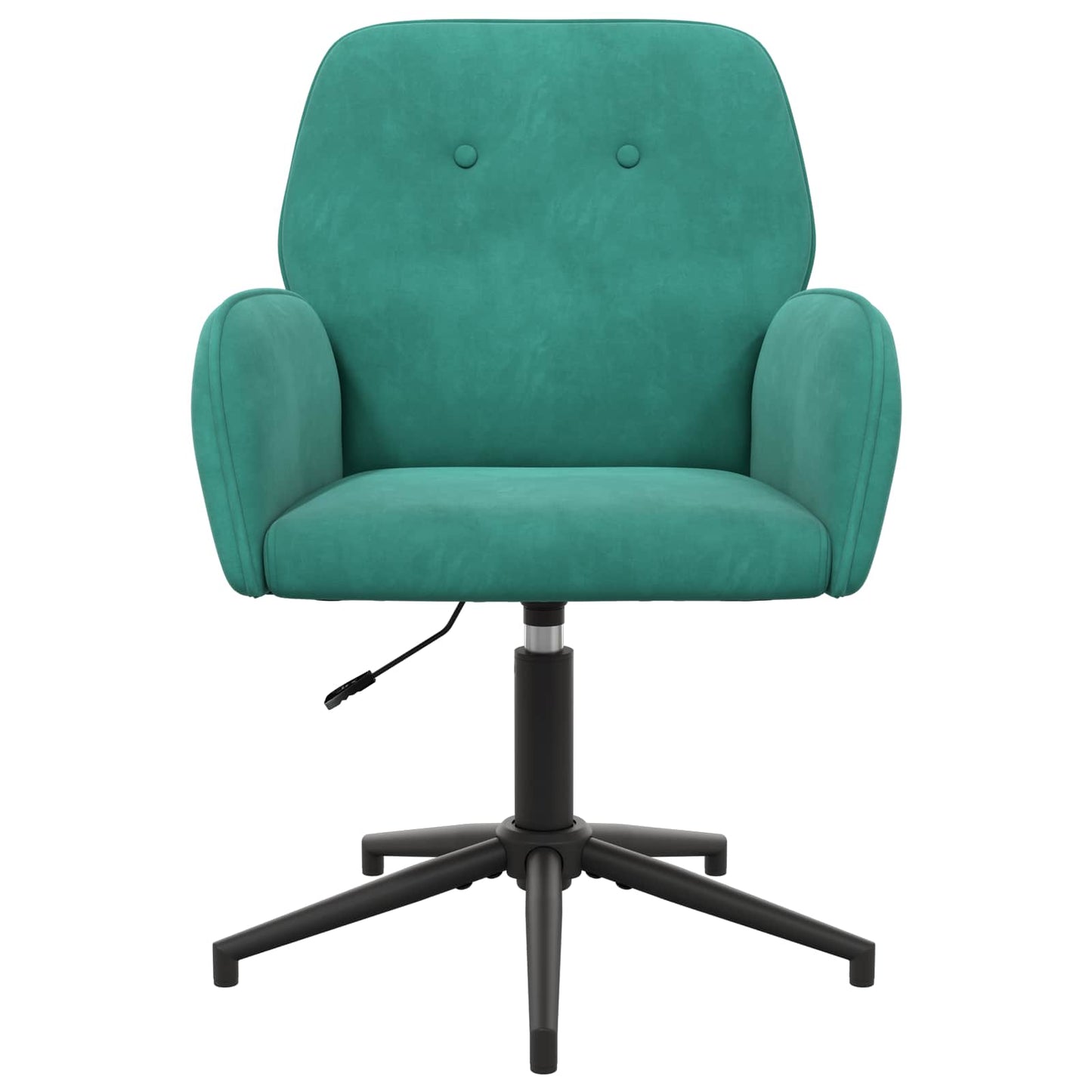vidaXL Γυροσκοπική Καρέκλα Γραφείου Βελούδο 54 x 55 x 90 εκ Τιρκουάζ