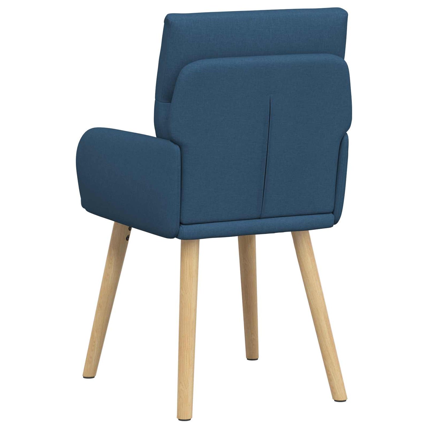 vidaXL Καρέκλες φαγητού 2 pcs Ύφασμα Μπλε 60 x 56 x 96 εκ