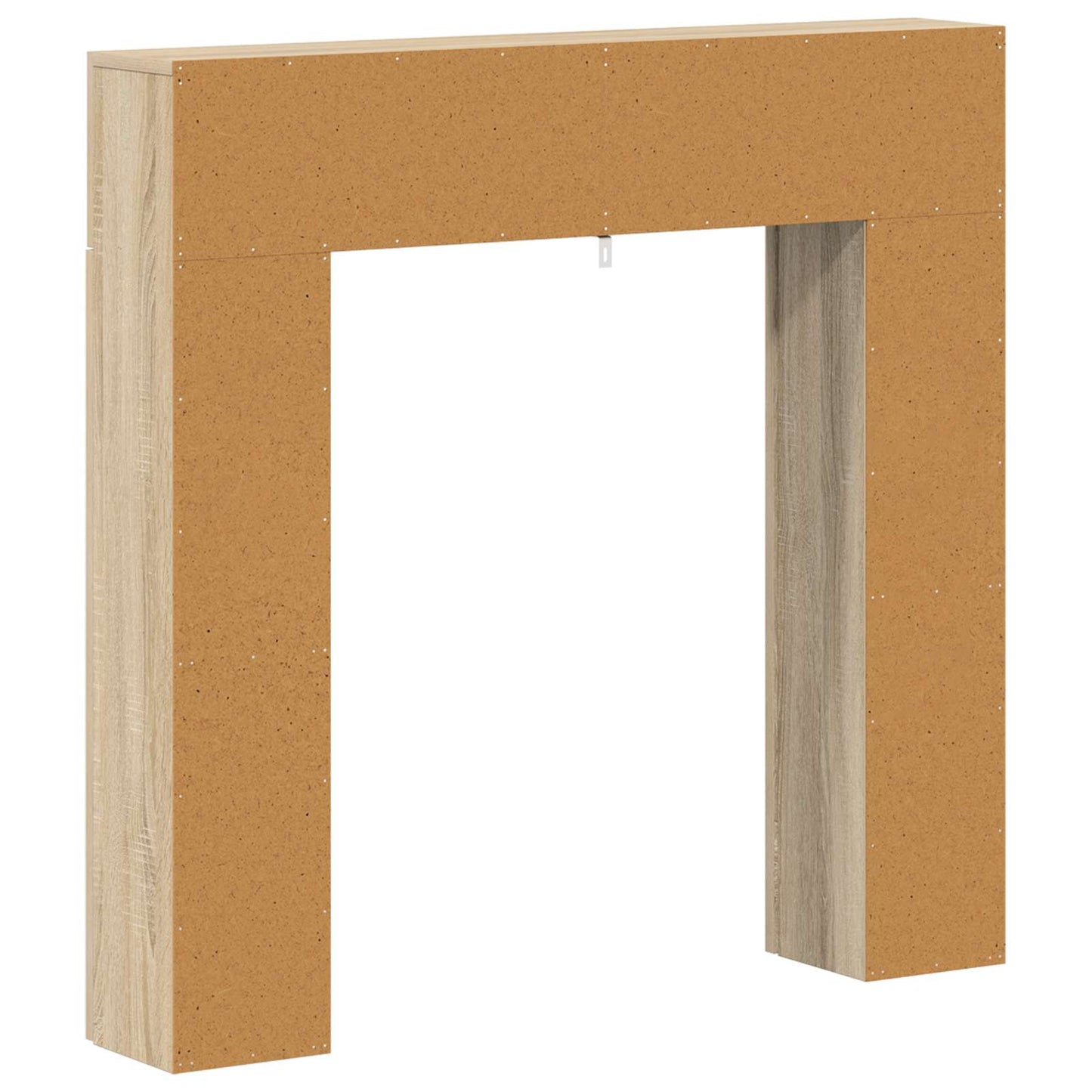 vidaXL Περίβλημα τζακιού Sonoma Δρυς 102 x 18 x 100,5 εκ