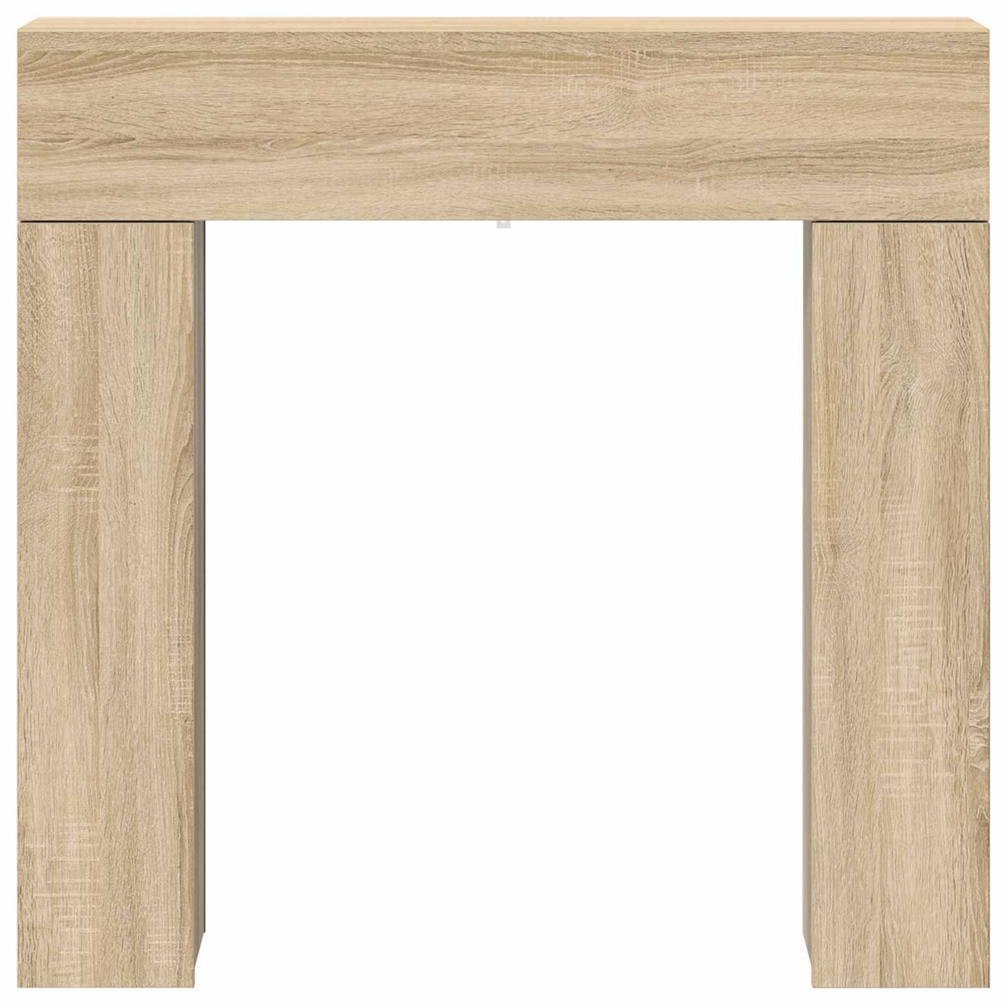 vidaXL Περίβλημα τζακιού Sonoma Δρυς 102 x 18 x 100,5 εκ