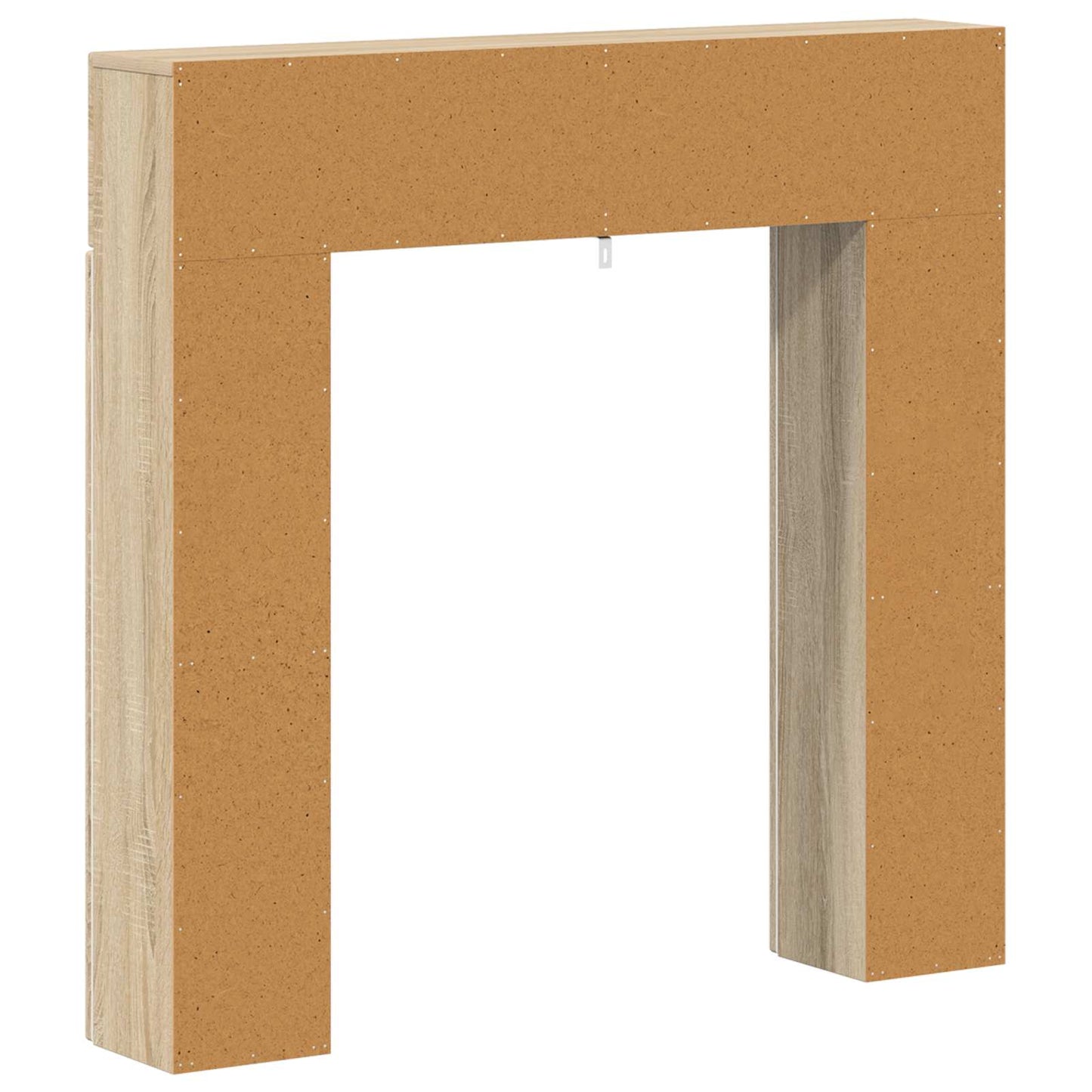 vidaXL Περίβλημα τζακιού Sonoma Δρυς 102 x 18 x 100,5 εκ