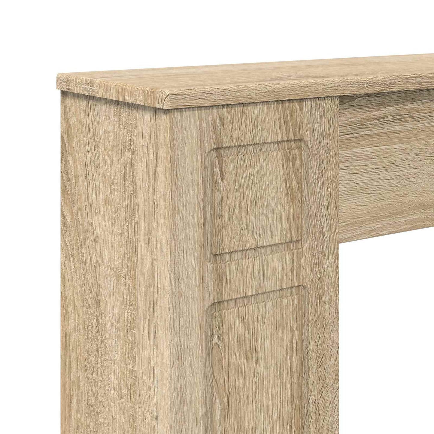 vidaXL Περίβλημα τζακιού Sonoma Δρυς 100 x 20 x 100 cm