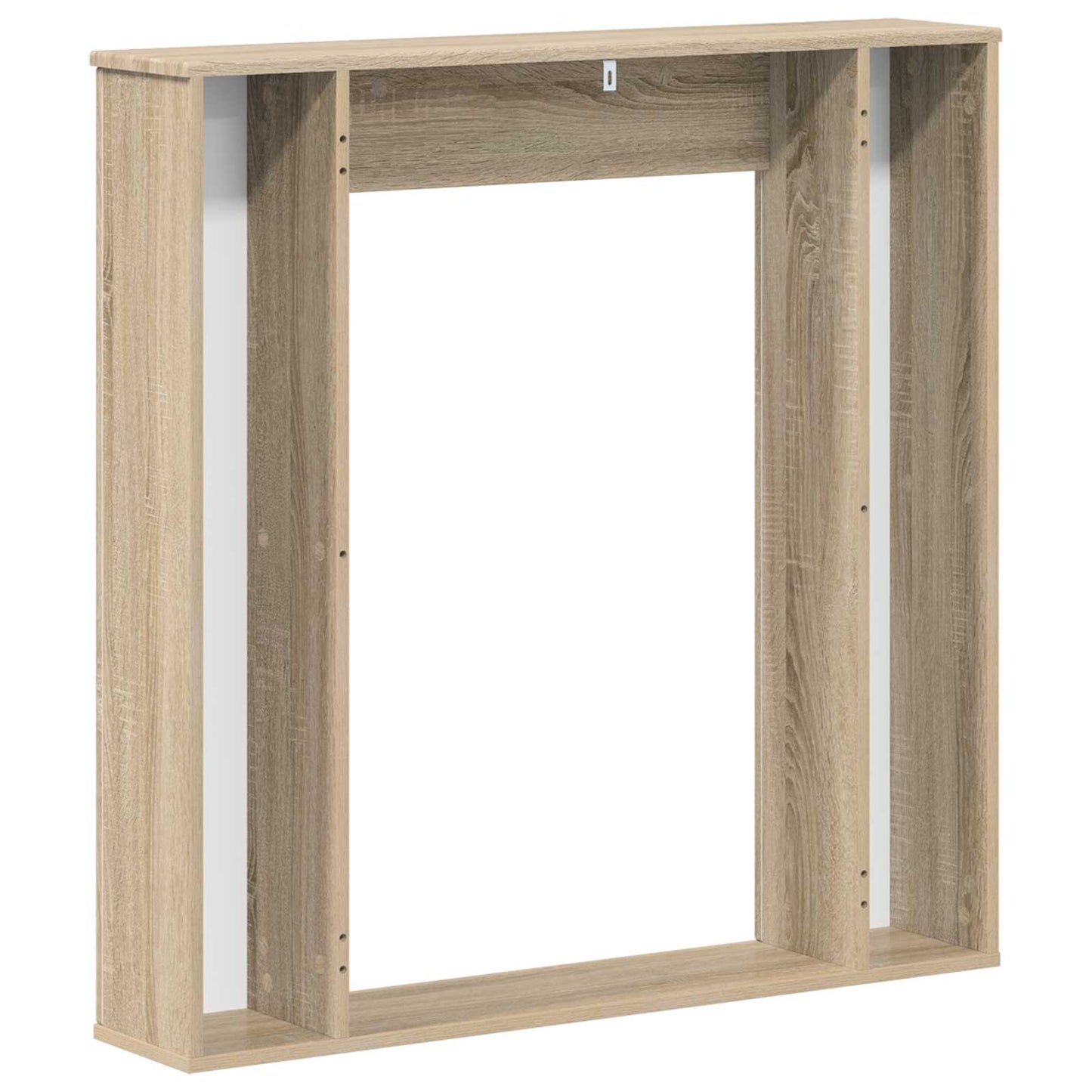 vidaXL Περίβλημα τζακιού Sonoma Δρυς 100 x 20 x 100 cm
