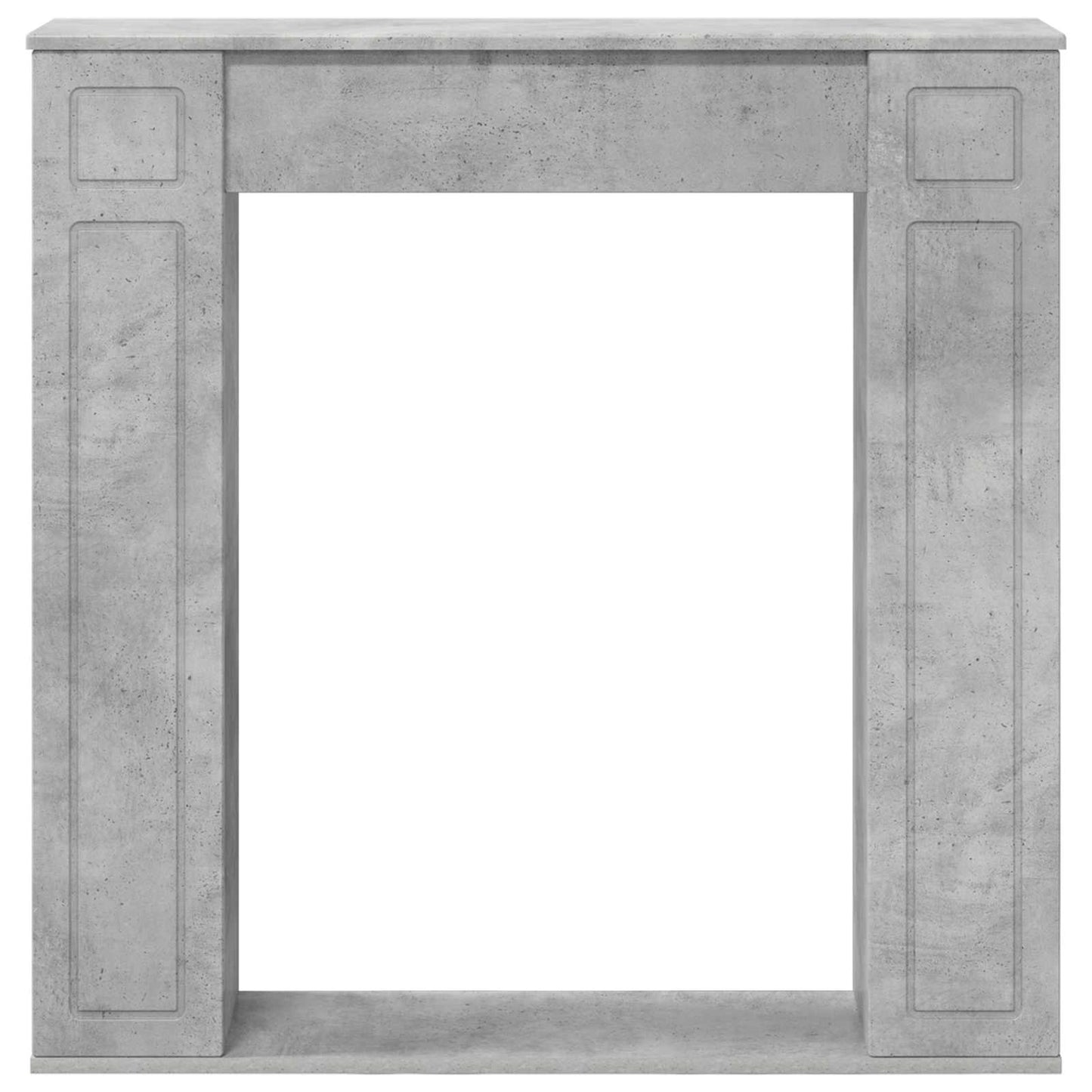 vidaXL Περίβλημα τζακιού Γκρι Σκυροδέματος 100 x 20 x 100 cm
