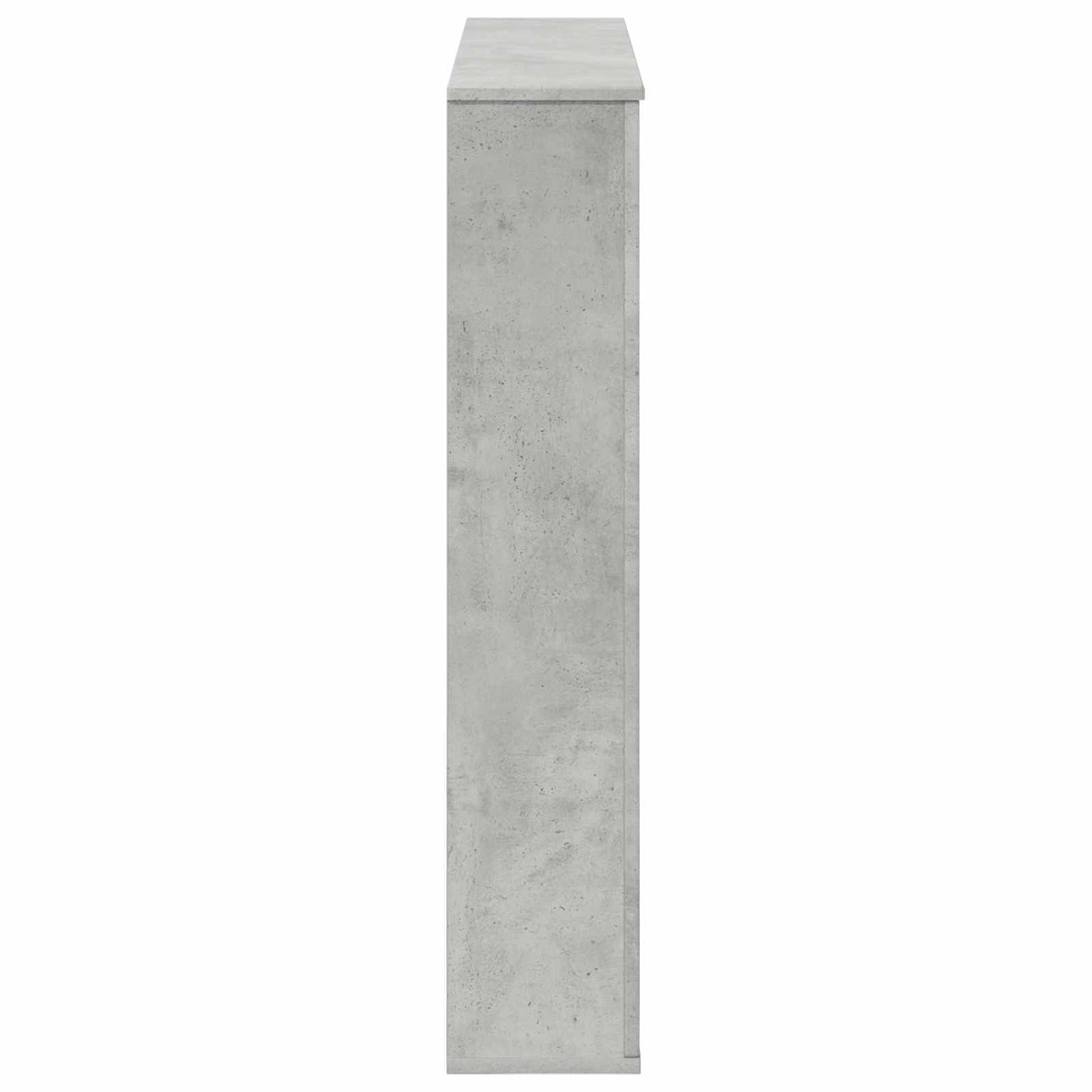 vidaXL Περίβλημα τζακιού Γκρι Σκυροδέματος 100 x 20 x 100 cm