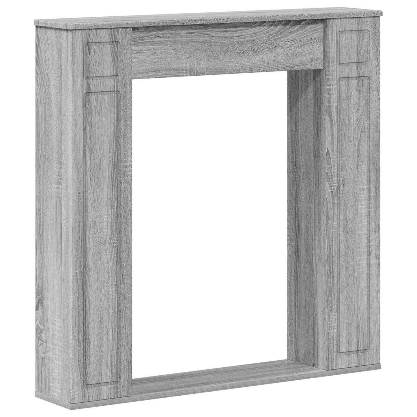 vidaXL Περίβλημα τζακιού Γκρι Sonoma 100 x 20 x 100 cm