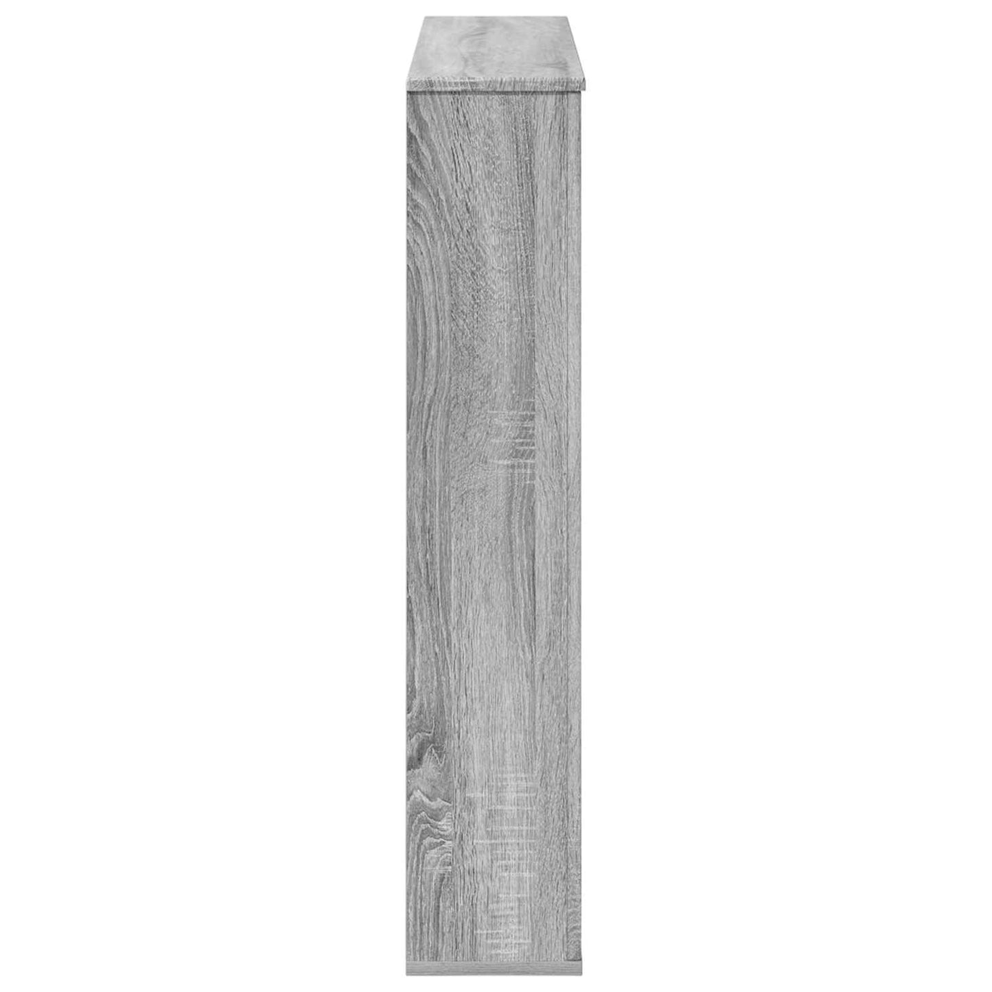 vidaXL Περίβλημα τζακιού Γκρι Sonoma 100 x 20 x 100 cm