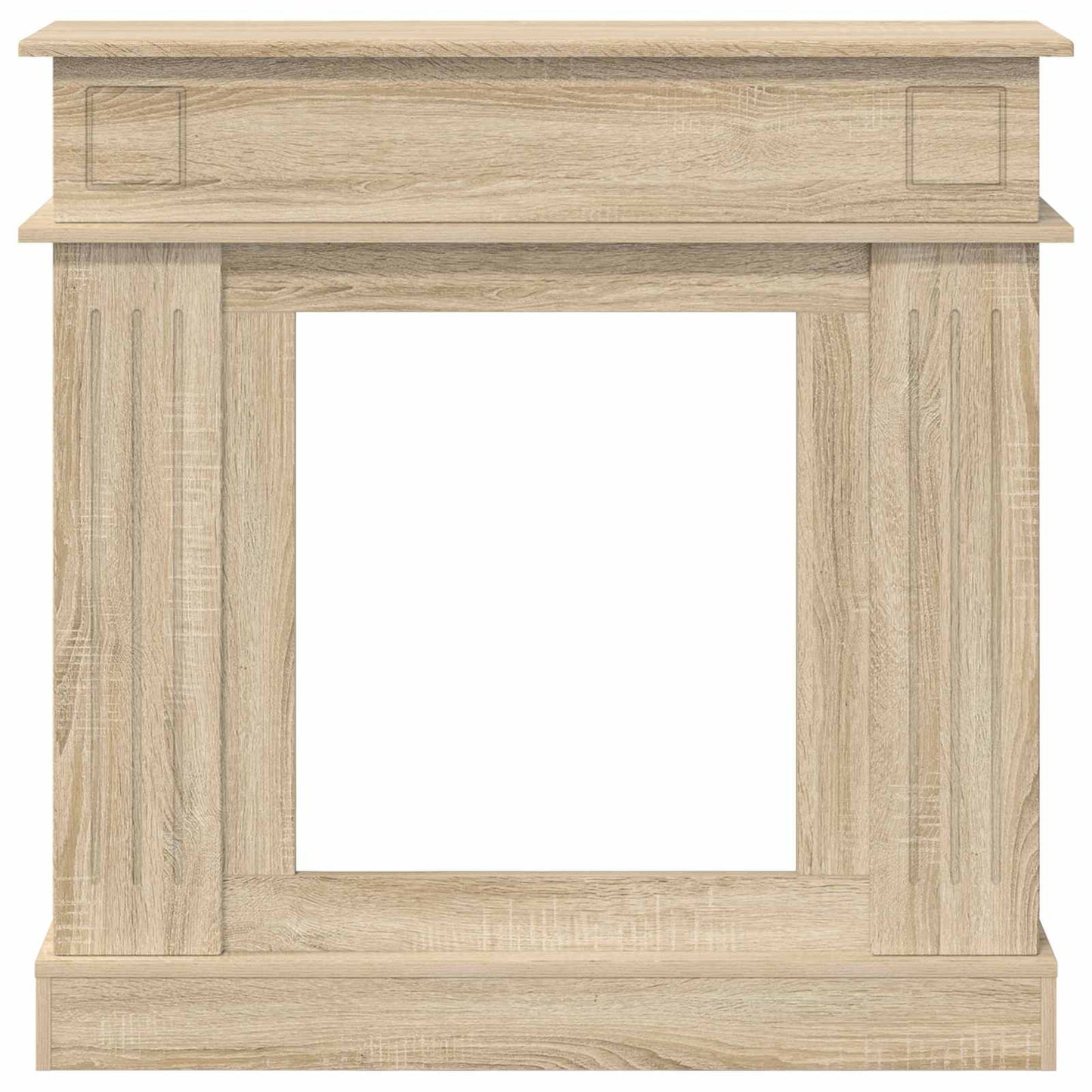 vidaXL Περίβλημα τζακιού Sonoma Δρυς 102 x 26 x 100 εκ
