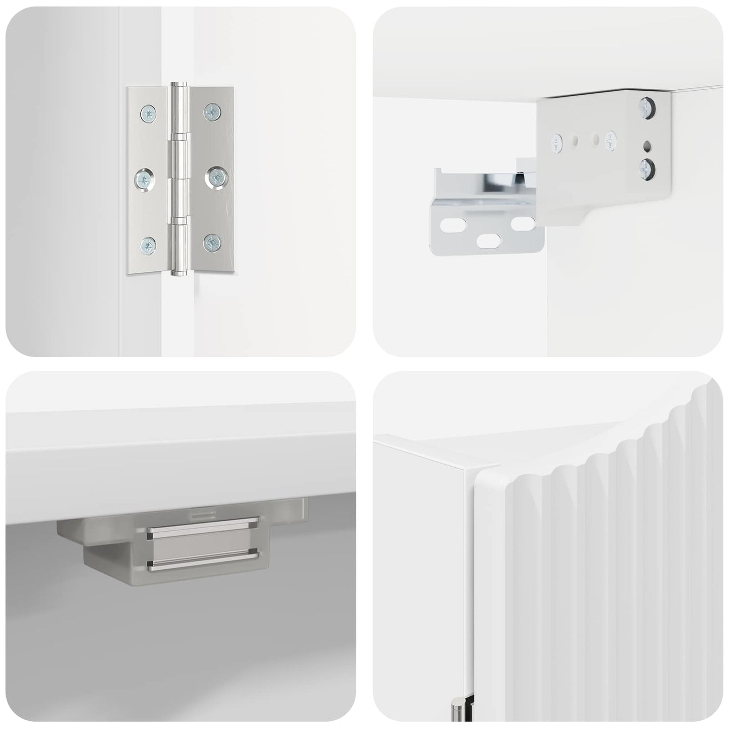 vidaXL Ντουλάπα Πινάκων Βελών Λευκό 56 x 12 x 63 εκ Επεξεργασμένο Ξύλο