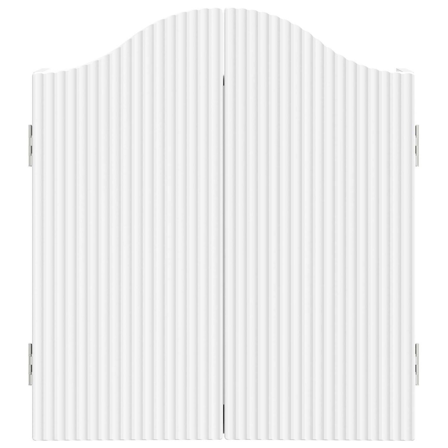 vidaXL Ντουλάπα Πινάκων Βελών Λευκό 56 x 12 x 63 εκ Επεξεργασμένο Ξύλο