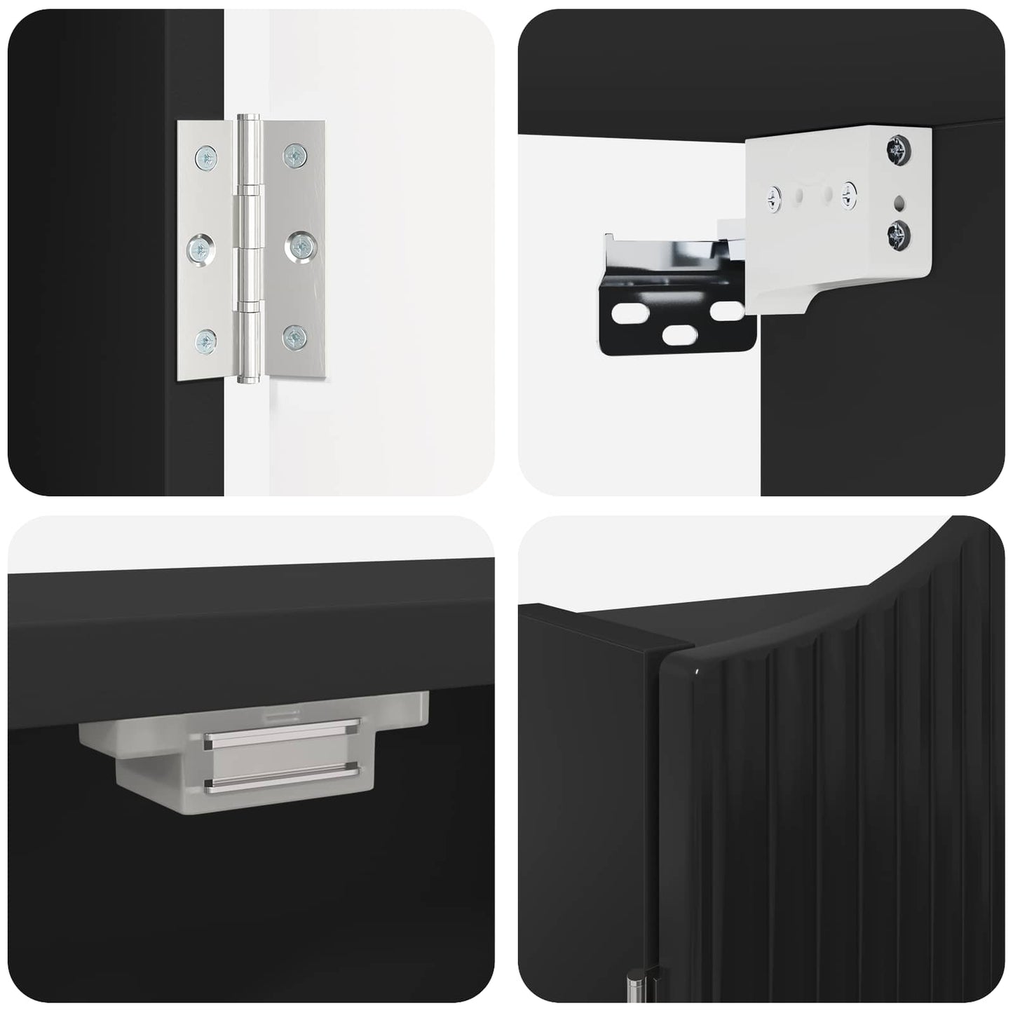 vidaXL Ντουλάπα Πινάκων Βελών Μαύρο 56 x 12 x 63 εκ Επεξεργασμένο Ξύλο