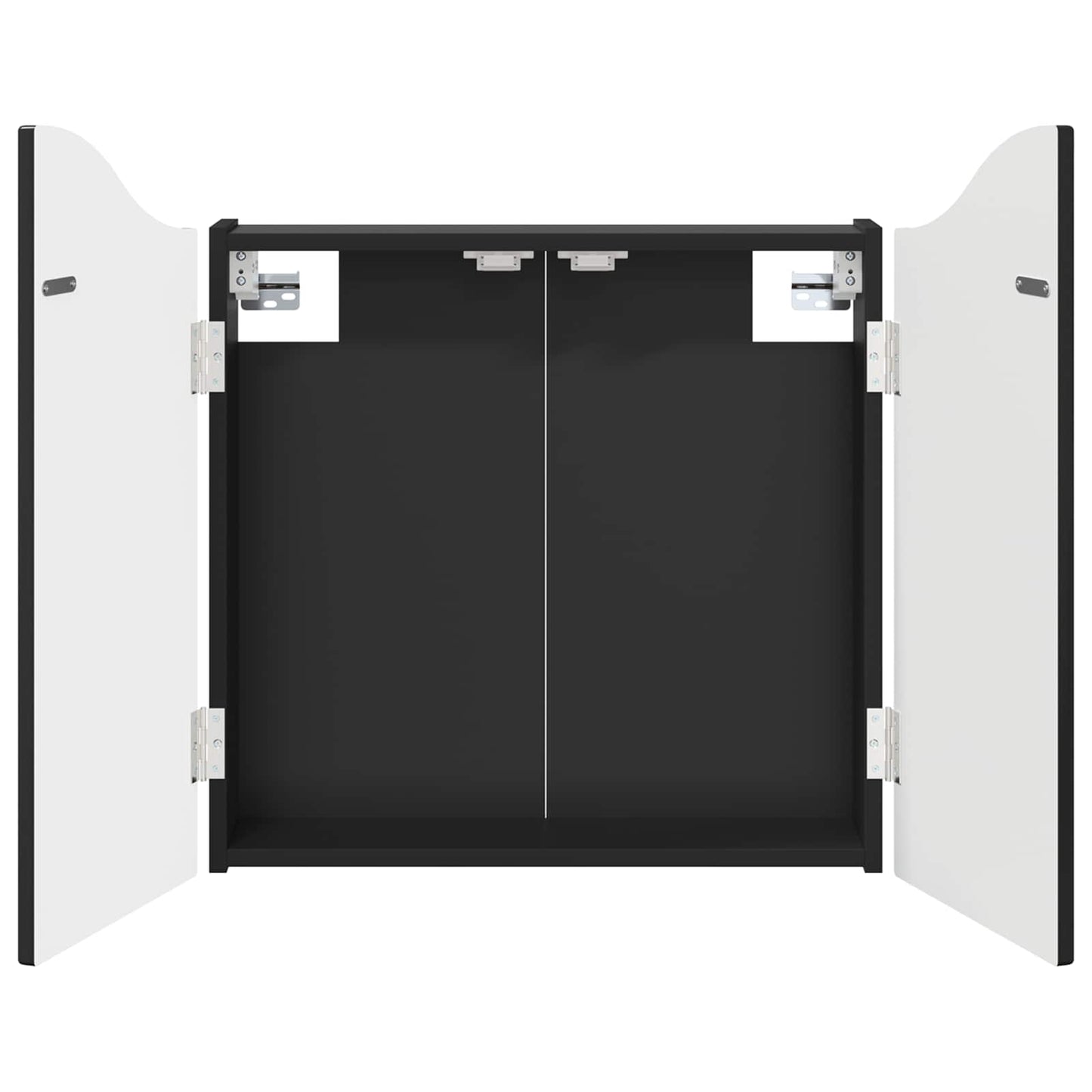 vidaXL Ντουλάπα Πινάκων Βελών Μαύρο 56 x 12 x 63 εκ Επεξεργασμένο Ξύλο