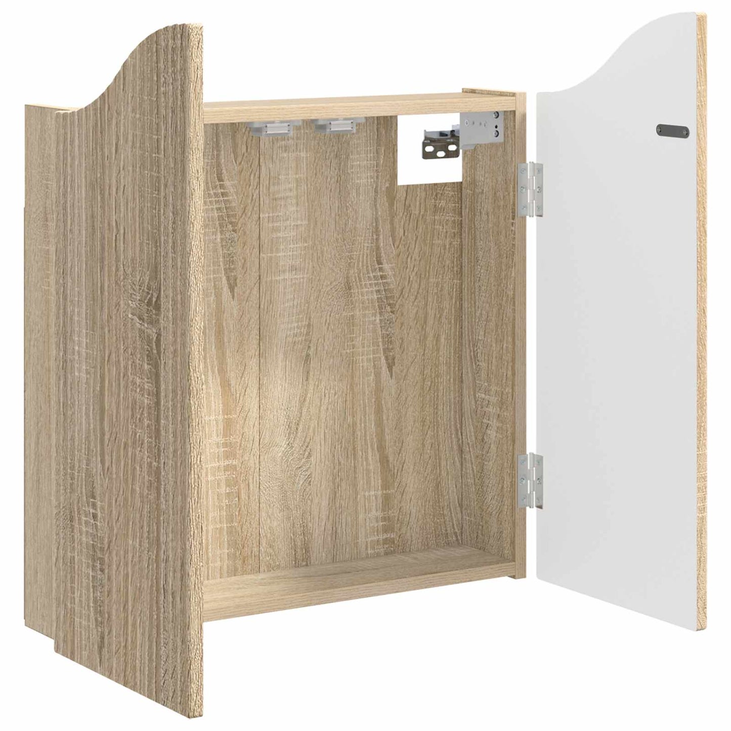 vidaXL Ντουλάπα Πινάκων Βελών Sonoma Δρυς 56 x 12 x 63 εκ