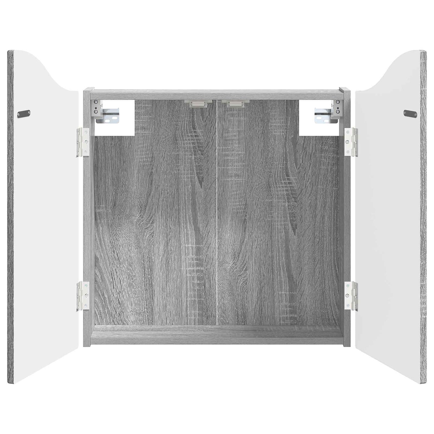 vidaXL Ντουλάπα Πινάκων Βελών Γκρι Sonoma 56 x 12 x 63 εκ