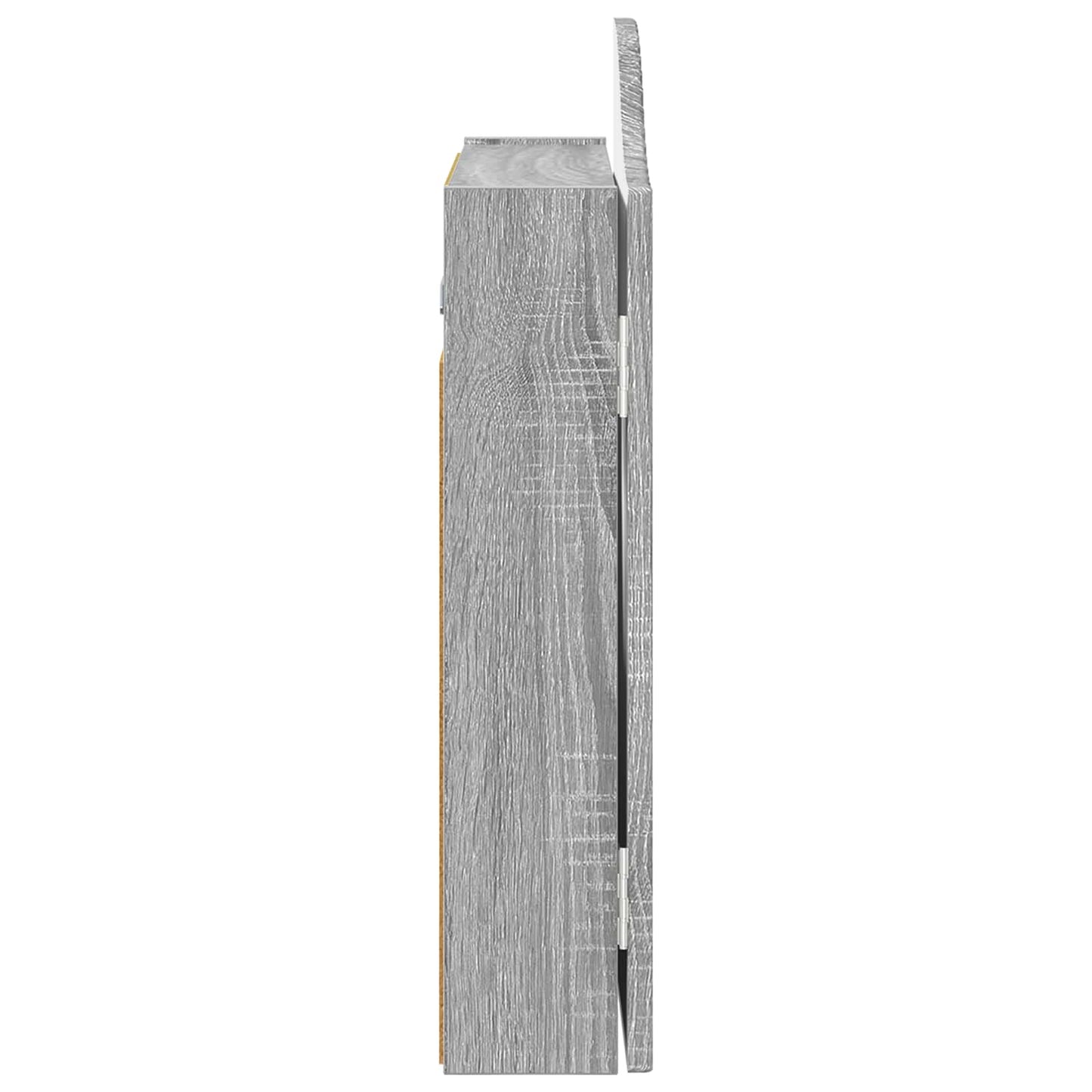 vidaXL Ντουλάπα Πινάκων Βελών Γκρι Sonoma 56 x 12 x 63 εκ