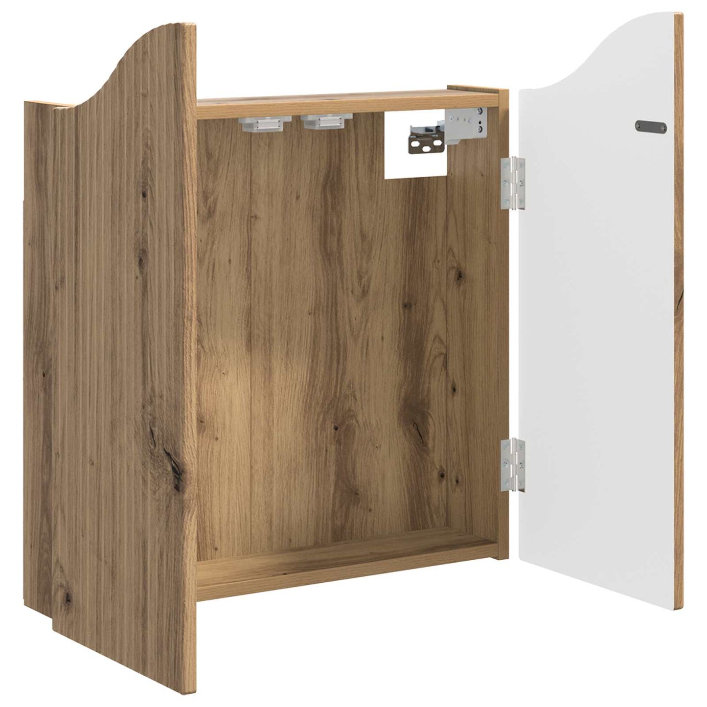 vidaXL Ντουλάπα Πινάκων Βελών Artisan Δρυς 56 x 12 x 63 εκ