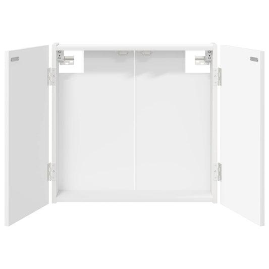 vidaXL Ντουλάπα Πινάκων Βελών Λευκό 56 x 12 x 53,5 εκ.