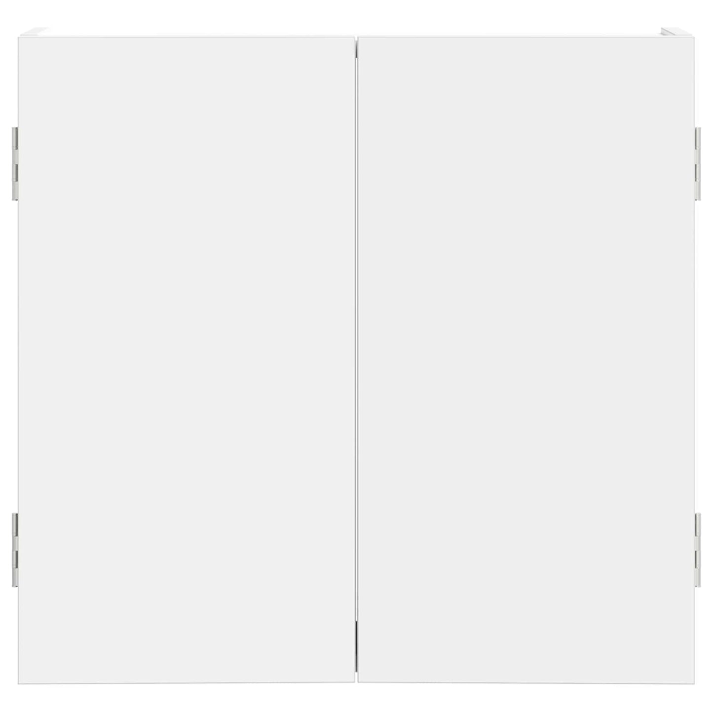 vidaXL Ντουλάπα Πινάκων Βελών Λευκό 56 x 12 x 53,5 εκ.
