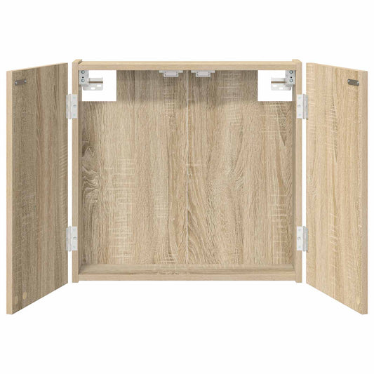 vidaXL Ντουλάπα Πινάκων Βελών Sonoma Δρυς 56 x 12 x 53,5 εκ.
