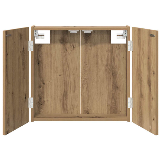 vidaXL Ντουλάπα Πινάκων Βελών Artisan Δρυς 56 x 12 x 53,5 εκ.