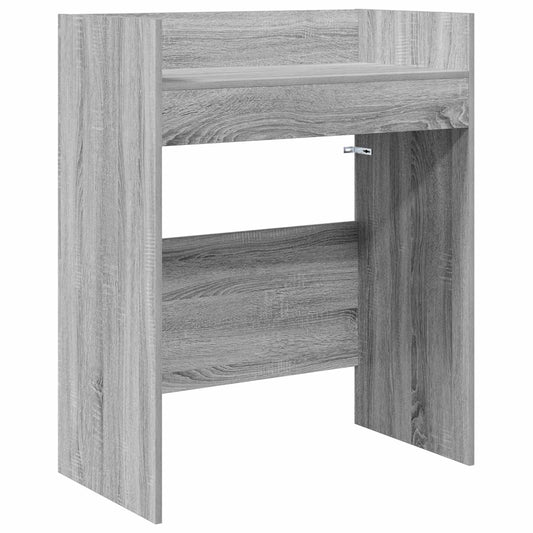 vidaXL Πίνακας DJ Γκρι Sonoma 102 x 45 x 102 εκ. Επεξεργασμένο Ξύλο
