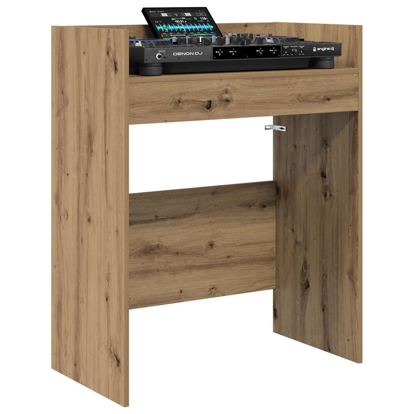 vidaXL Πίνακας DJ Artisan Δρυς 102 x 45 x 102 εκ. Επεξεργασμένο Ξύλο