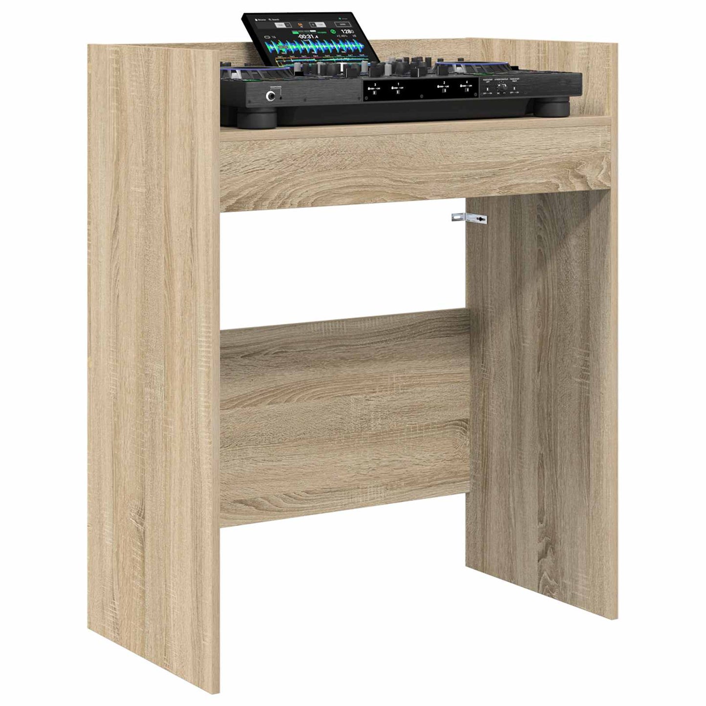 vidaXL Πίνακας DJ Sonoma Δρυς 82 x 45 x 102 εκ. Επεξεργασμένο Ξύλο