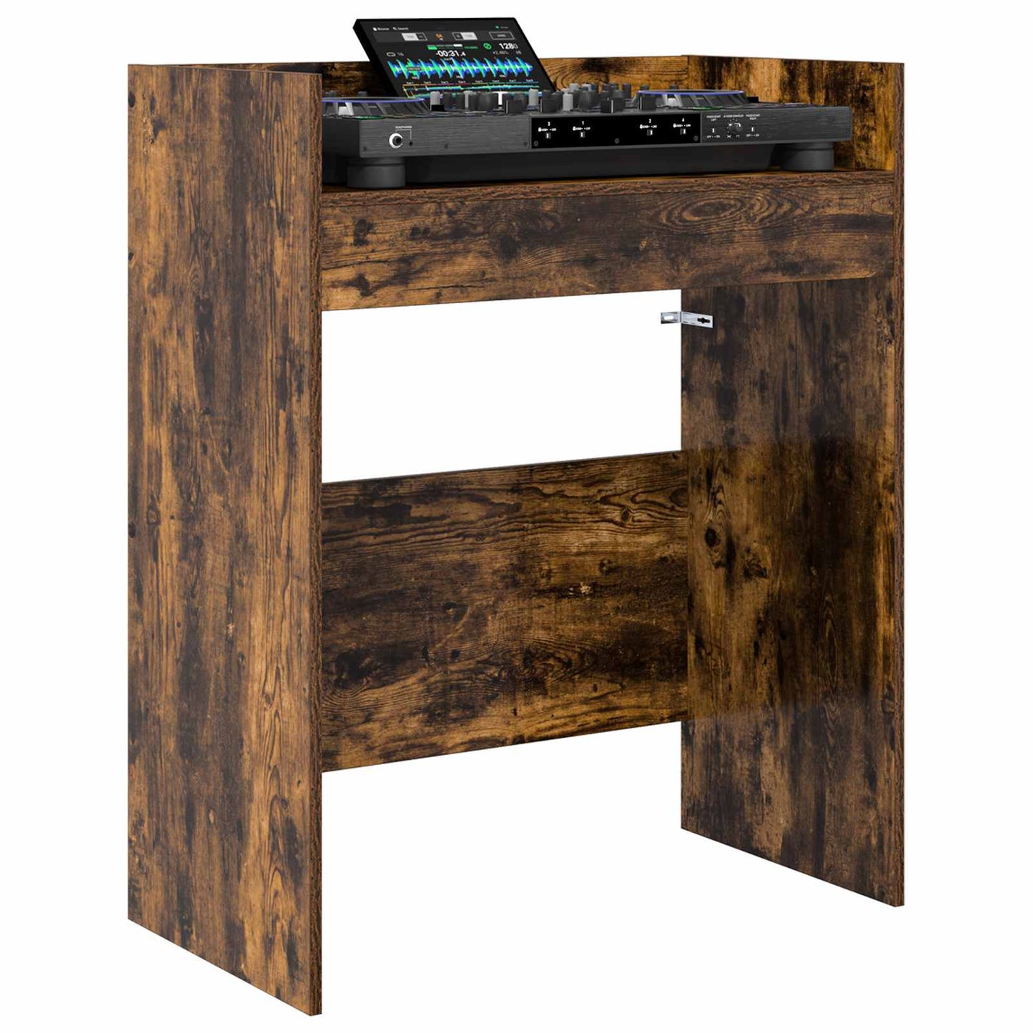 vidaXL Πίνακας DJ Καπνισμένο Ξύλο Δρυός 82 x 45 x 102 εκ.