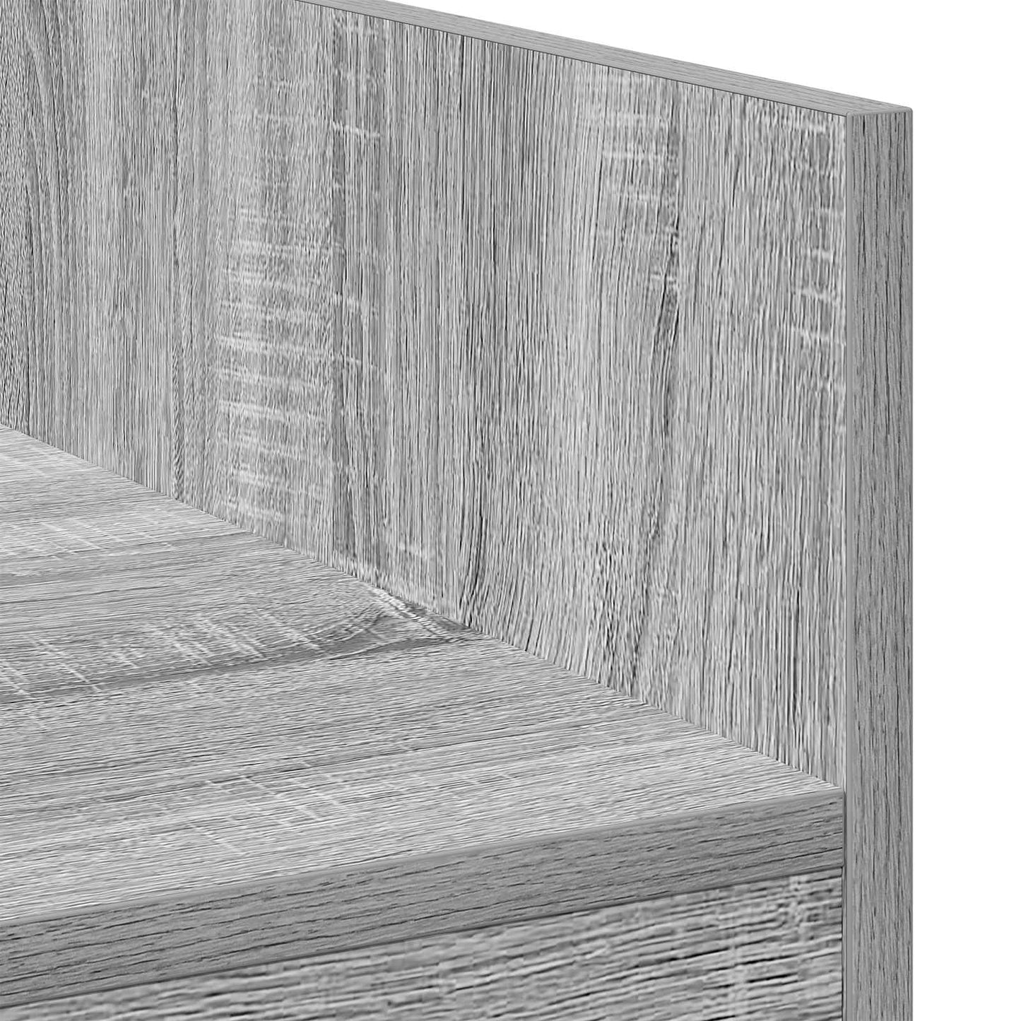 vidaXL Πίνακας DJ Γκρι Sonoma 82 x 45 x 102 εκ. Επεξεργασμένο Ξύλο