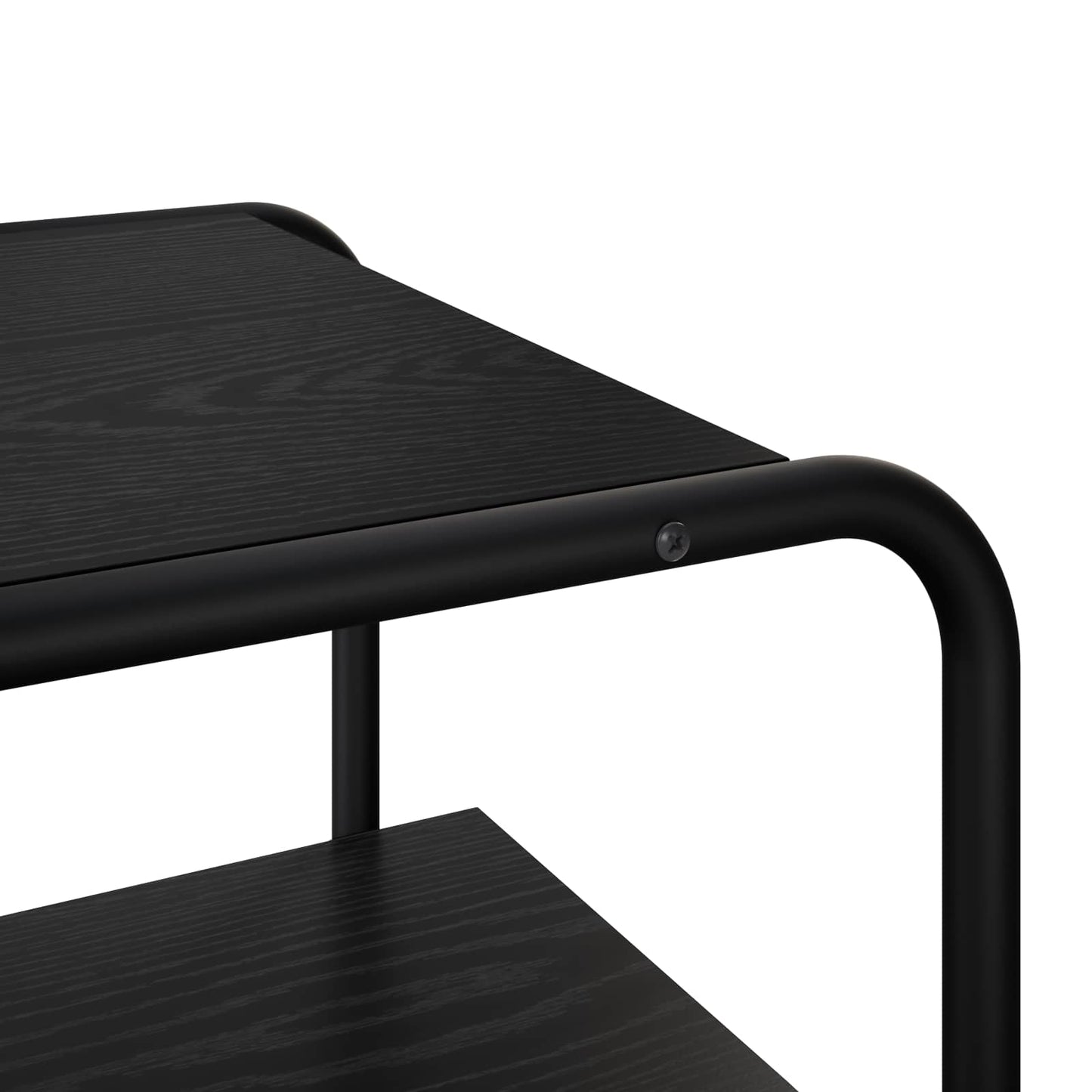 vidaXL Τραπέζι κονσόλας Μαύρη Δρυς 80 x 41 x 75 εκ Επεξεργασμένο Ξύλο