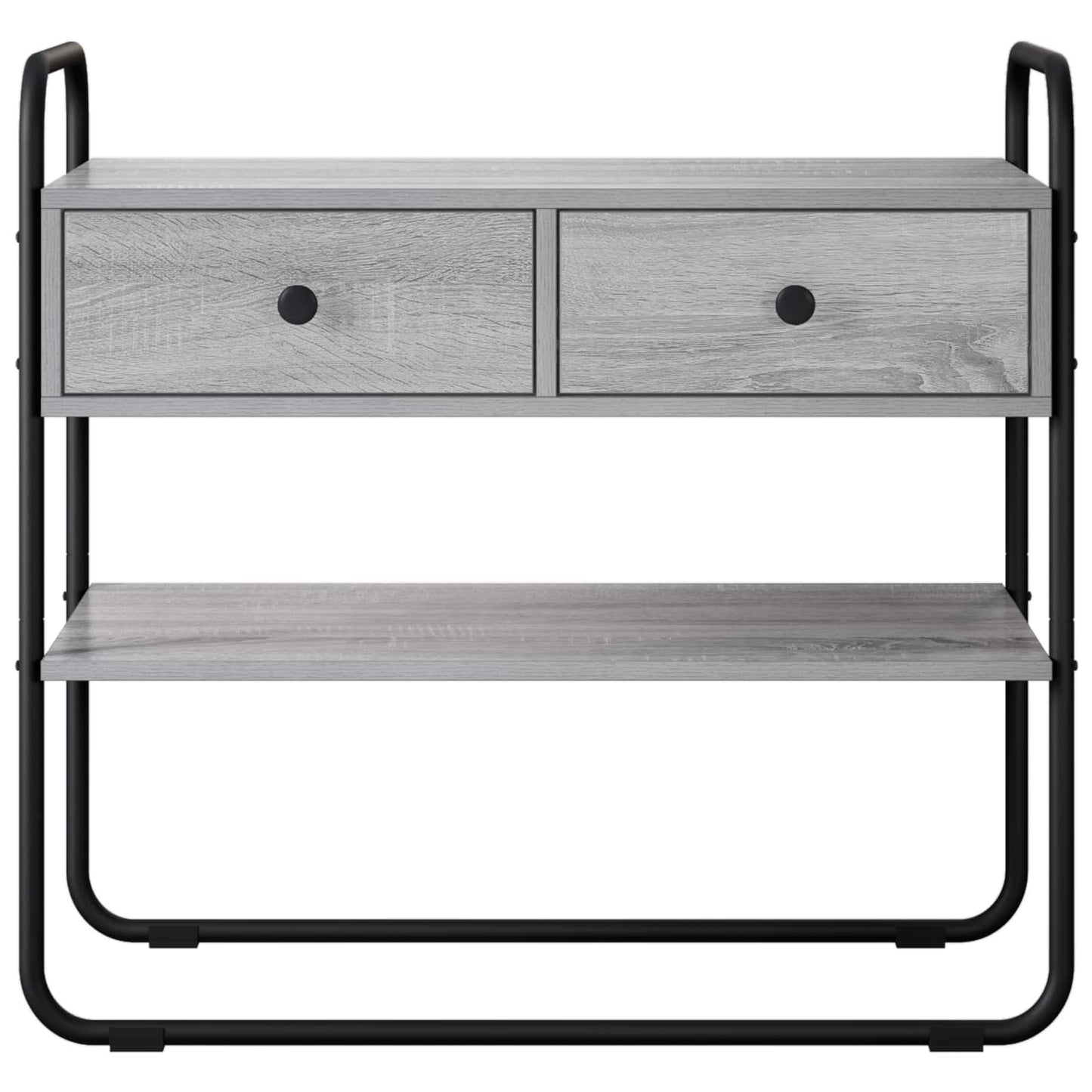 vidaXL Τραπέζι κονσόλας Γκρι Sonoma 100 x 40 x 75 cm