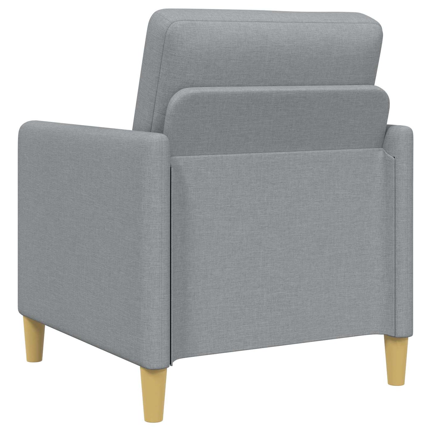 vidaXL Σαλονάκι Σετ Με Αποθηκευτικό Χώρο 2 pcs Ανοιχτό γκρι