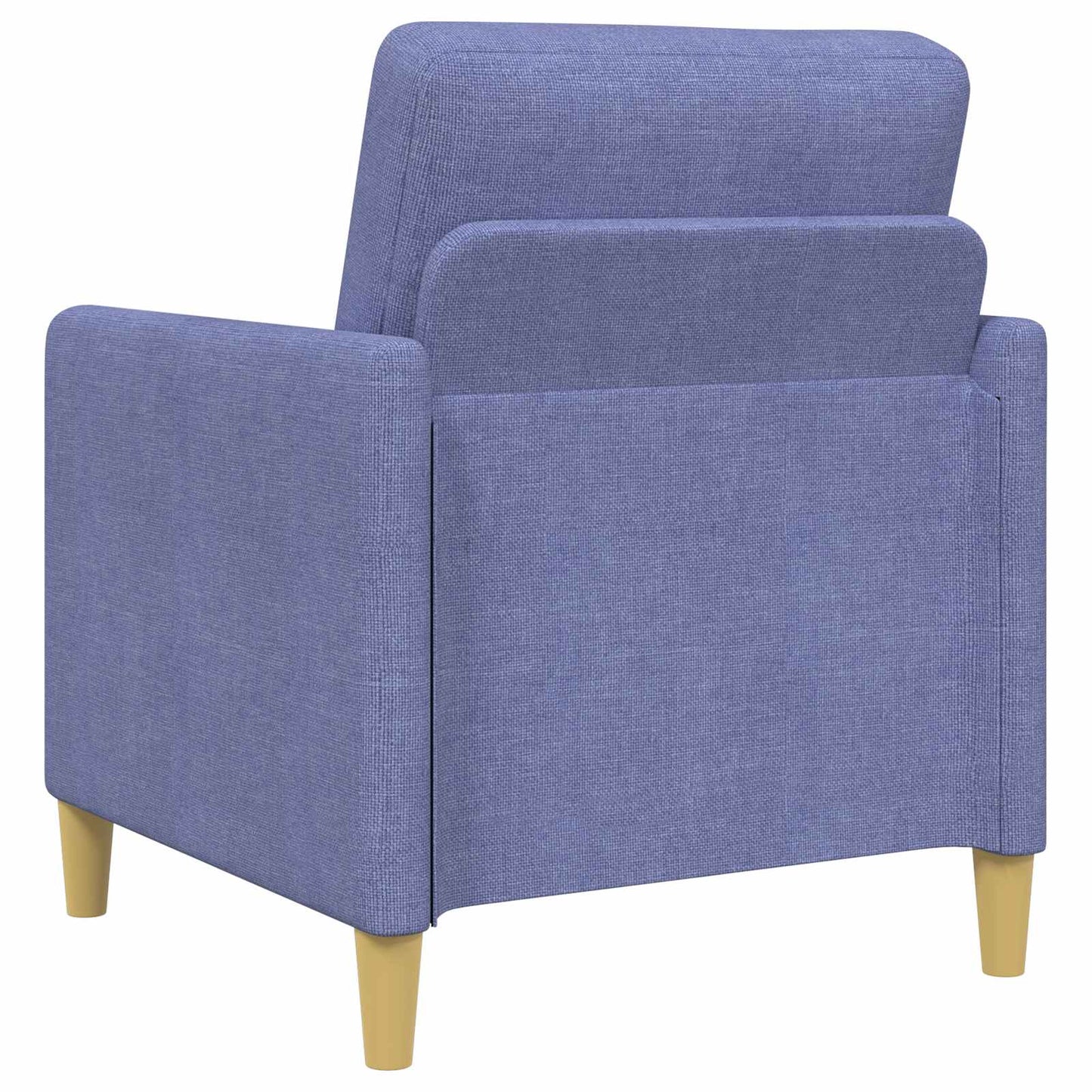 vidaXL Σαλονάκι Σετ Με Αποθηκευτικό Χώρο 2 pcs Μπλε τζην Πολυεστέρας