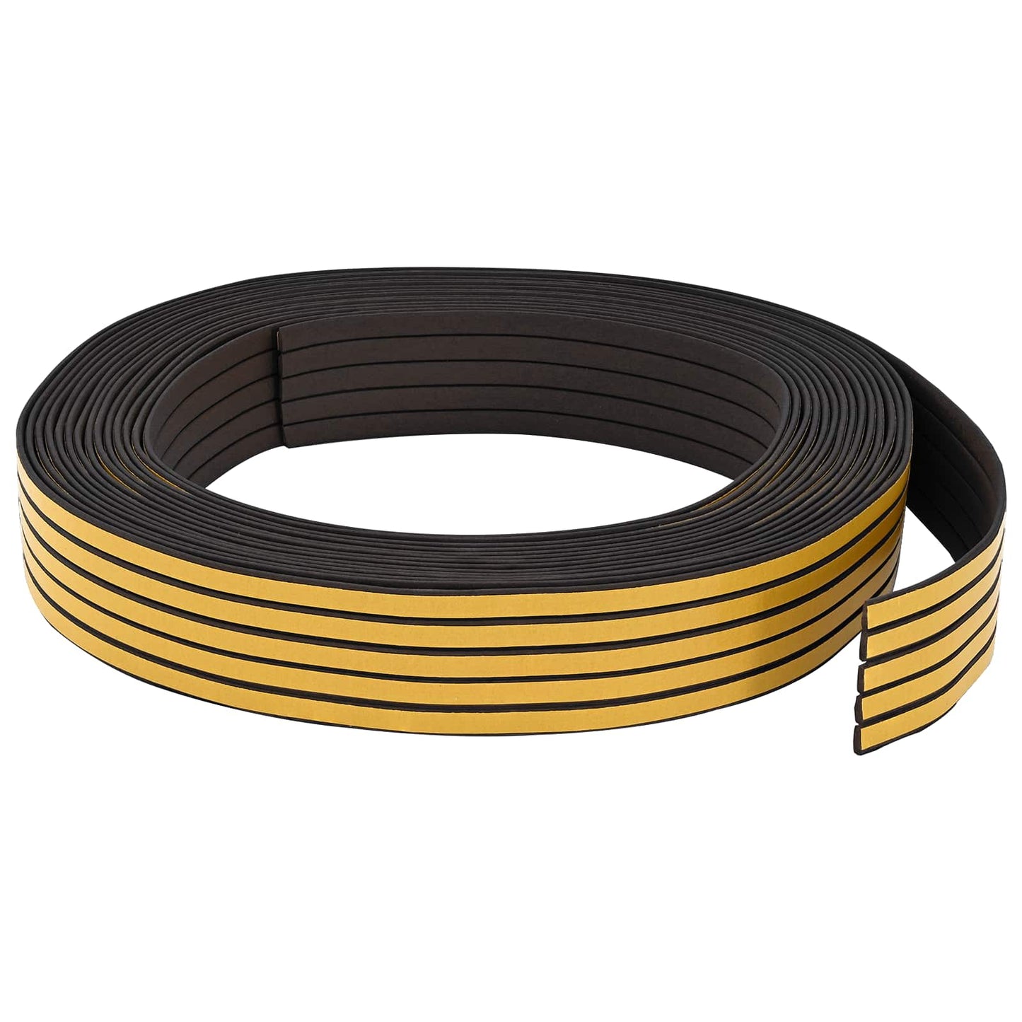 vidaXL Αυτοκόλλητη σφραγίδα παραθύρου Μαύρο 8 x 2 mm 50 m EPDM αφρός