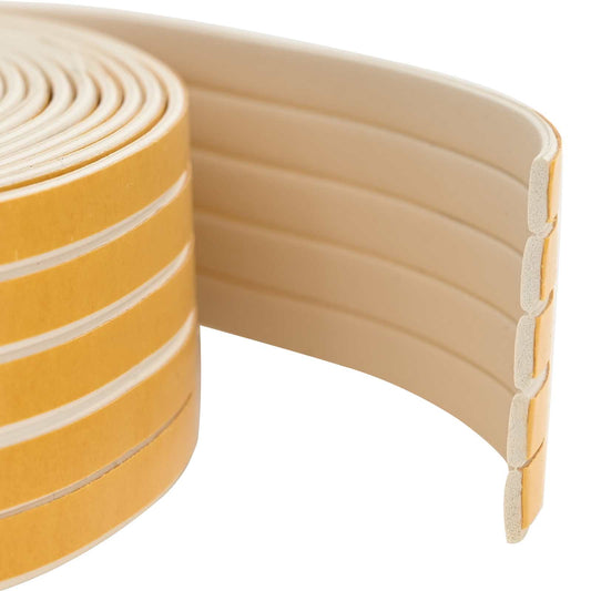 vidaXL Αυτοκόλλητη σφραγίδα παραθύρου Λευκό 9 x 3 mm 12 m EPDM αφρός