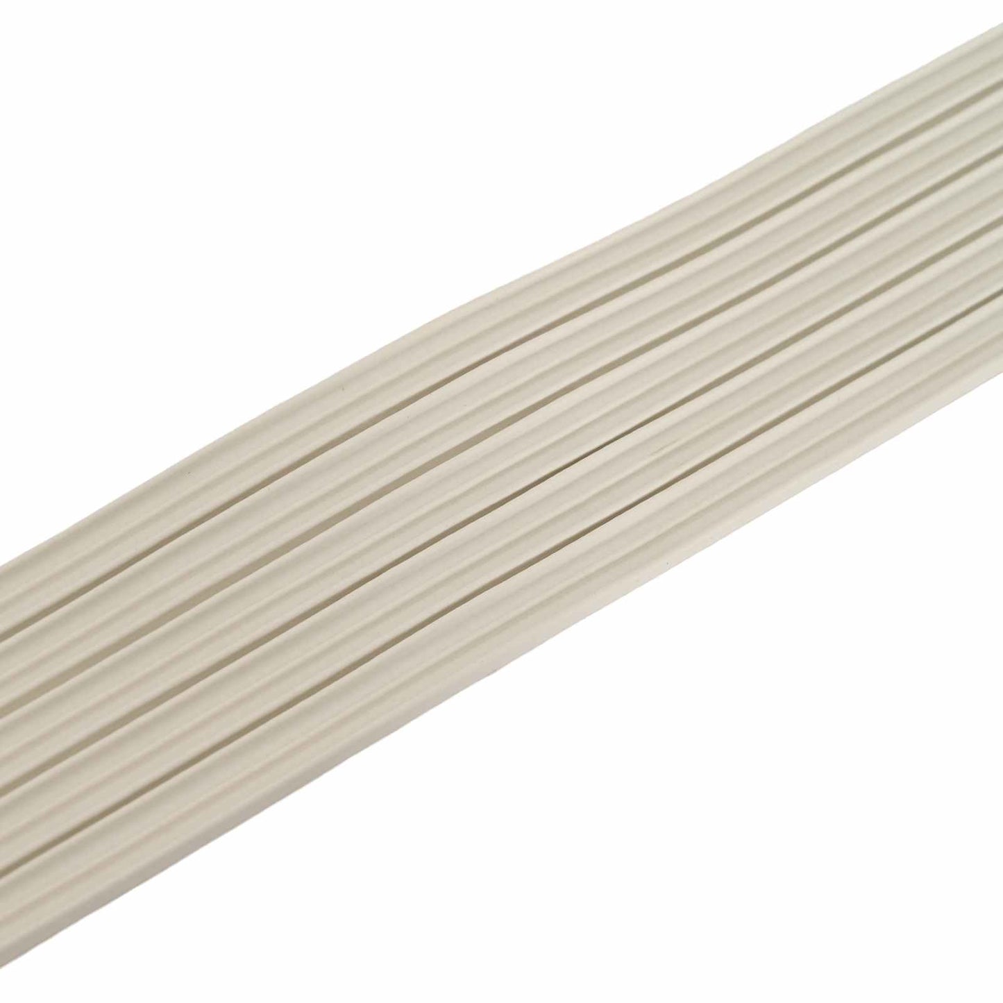 vidaXL Αυτοκόλλητη σφραγίδα παραθύρου Λευκό 15 x 8 mm 25 μ EPDM αφρός