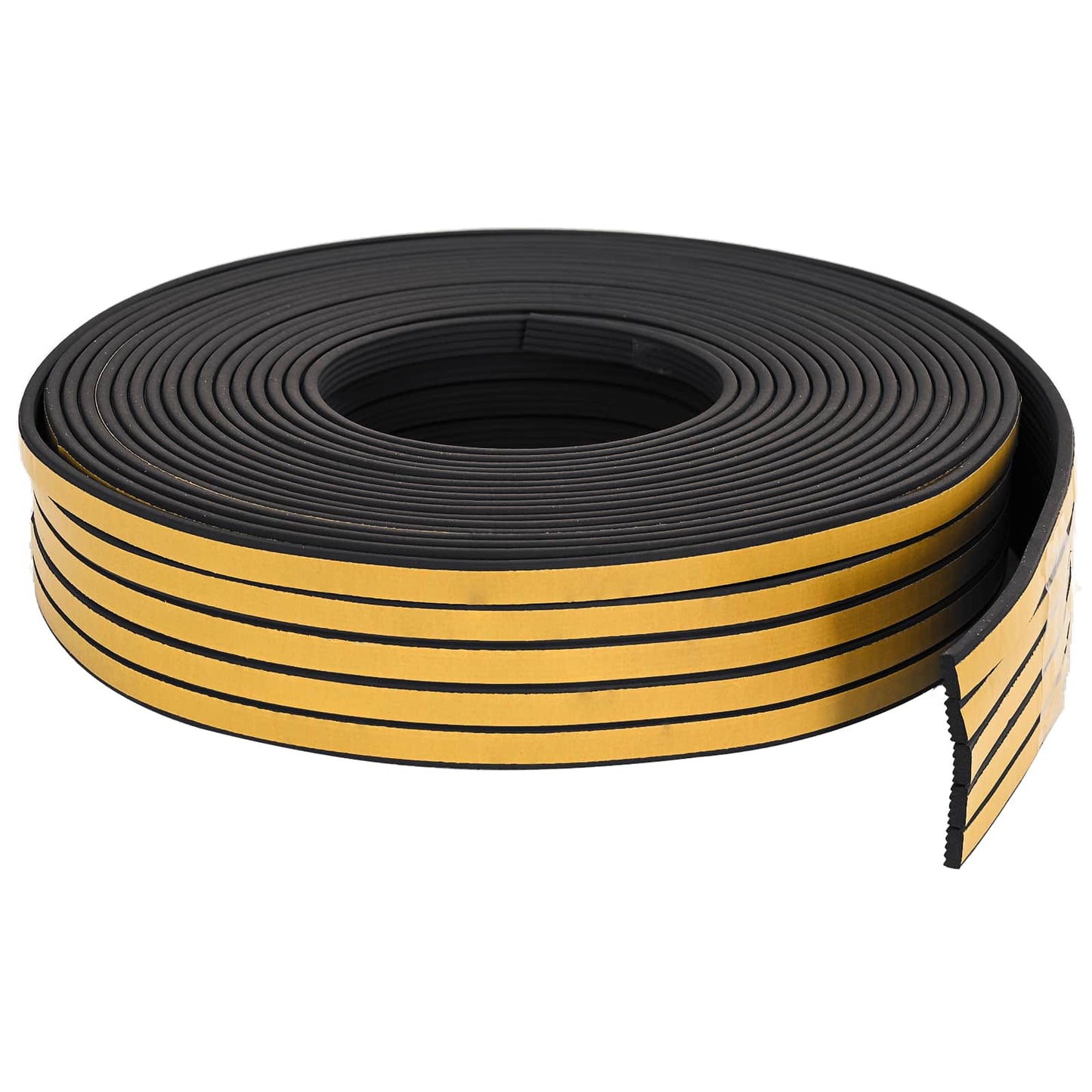 vidaXL Αυτοκόλλητη σφραγίδα παραθύρου Μαύρο 10 x 4 mm 25 m EPDM αφρός