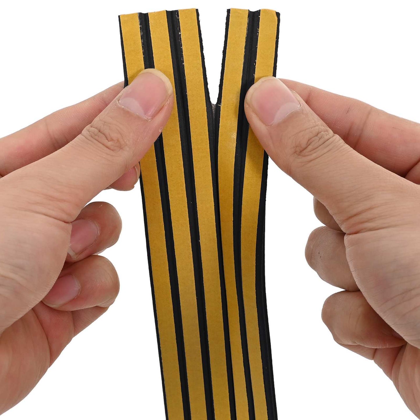 vidaXL Αυτοκόλλητη σφραγίδα παραθύρου Μαύρο 10 x 4 mm 25 m EPDM αφρός